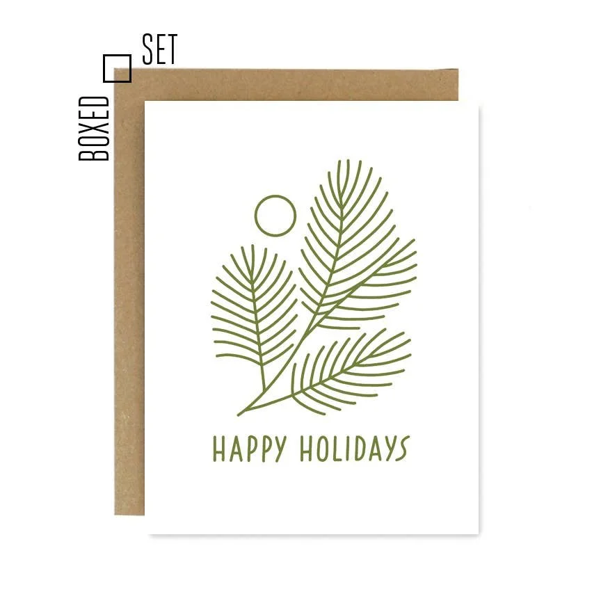 Pine Holidays Boxed Cards