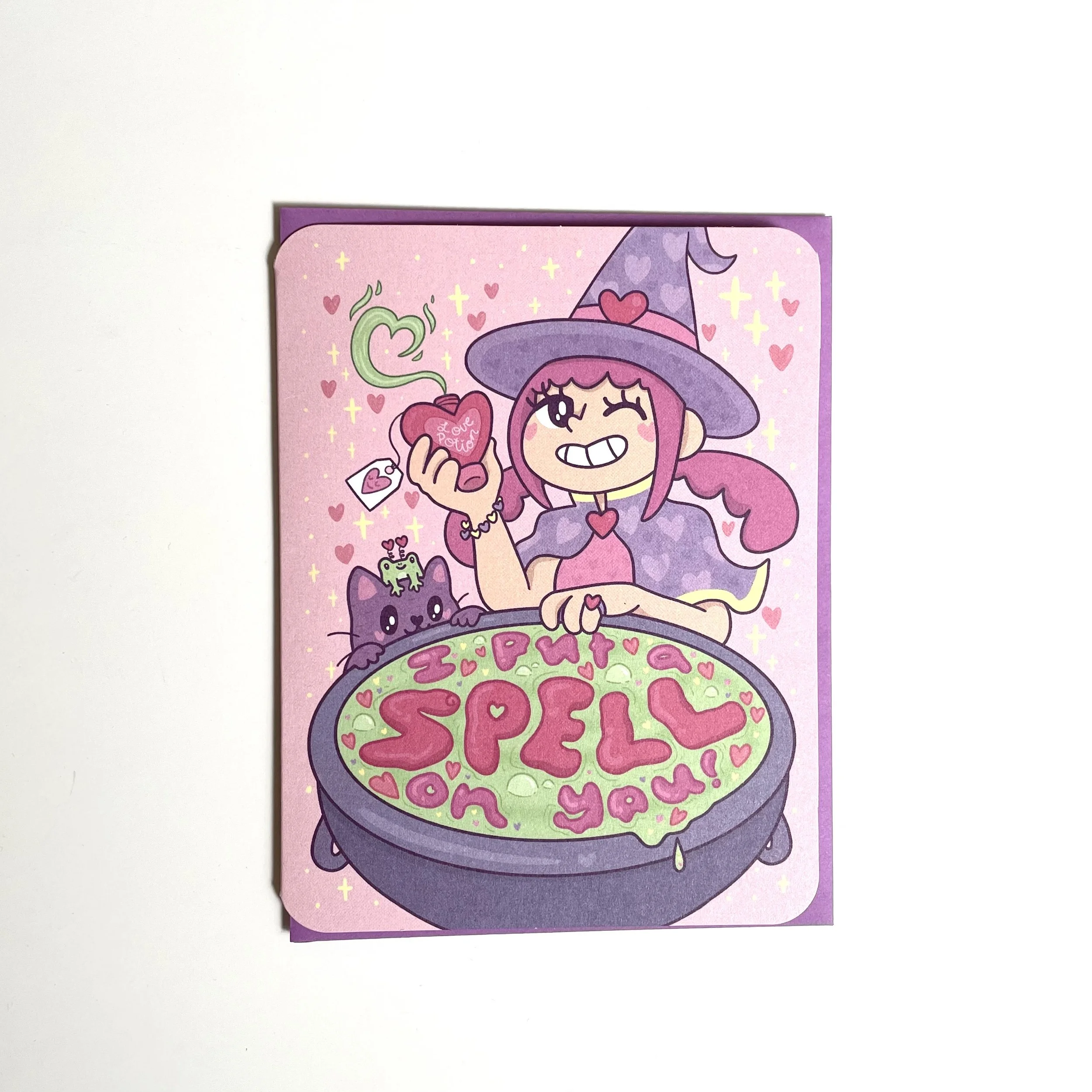 Witchy Spell Card