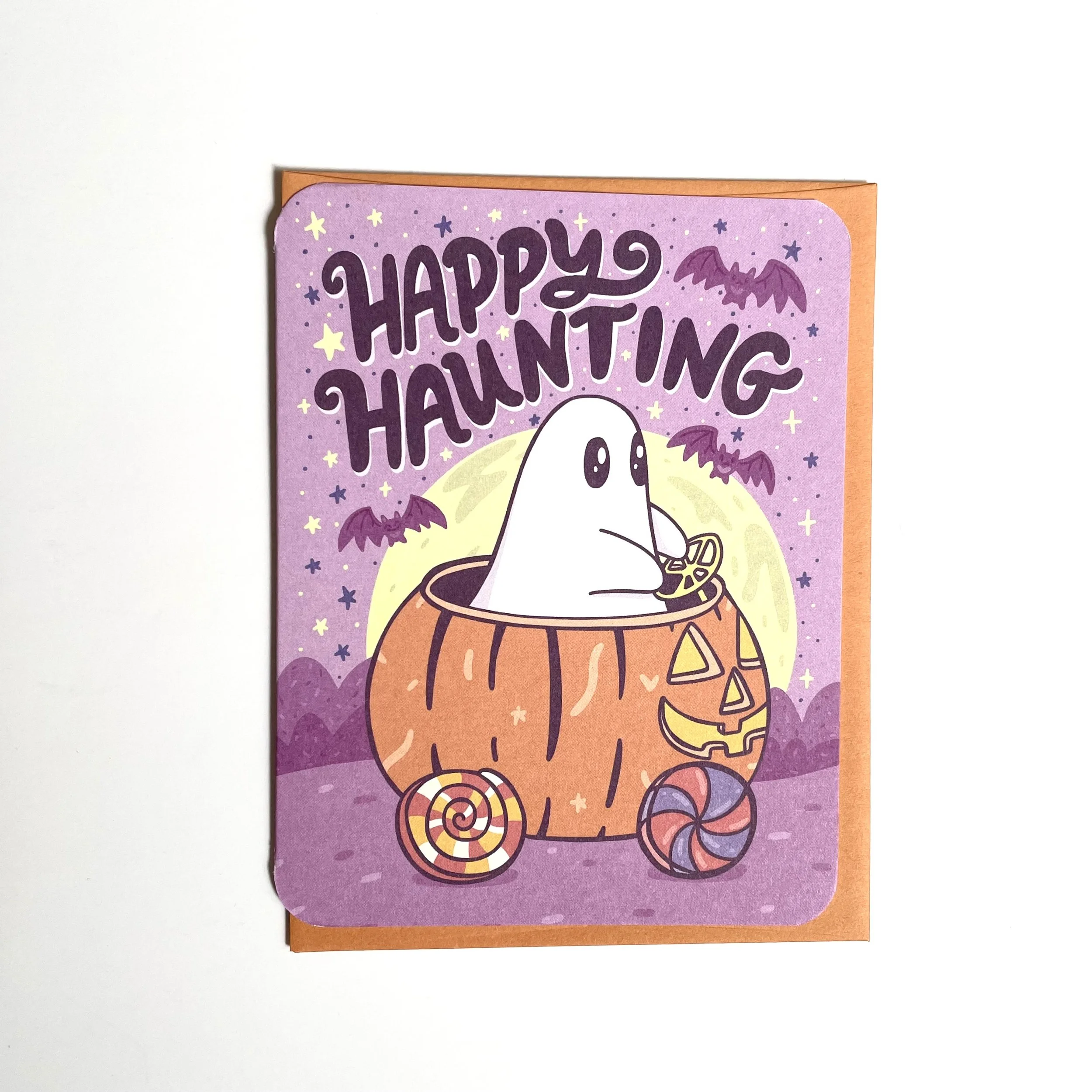 Happy Haunting Halloween Card