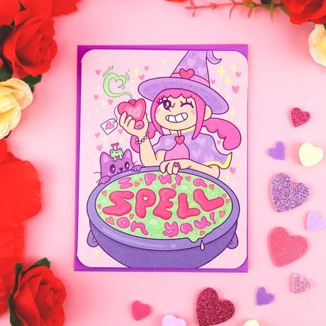 I-Put-a-Spell-On-You-witchy-love-card-cute-valentines-day-card-anniversary-witchcraft-card-funny-cauldron-card-witches-brew-card-by-turtles-soup-Cute_460x.jpg