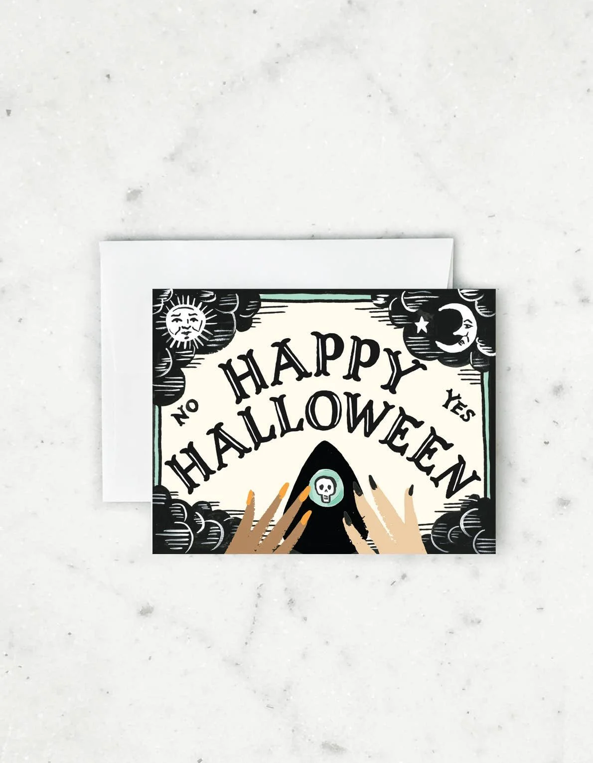Ouija Halloween Card