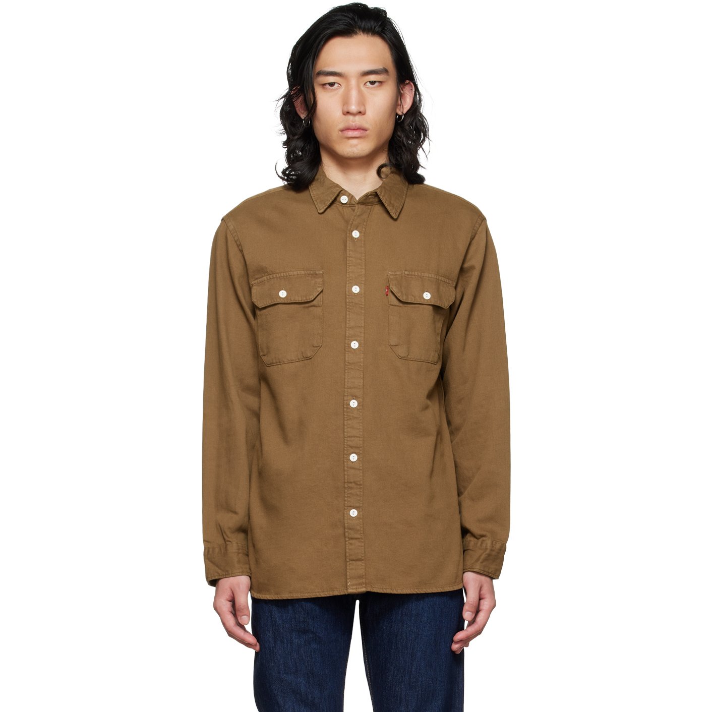 Levi's - Jackson Worker Shirt Brown Garment Dye — The Beau & Bauble