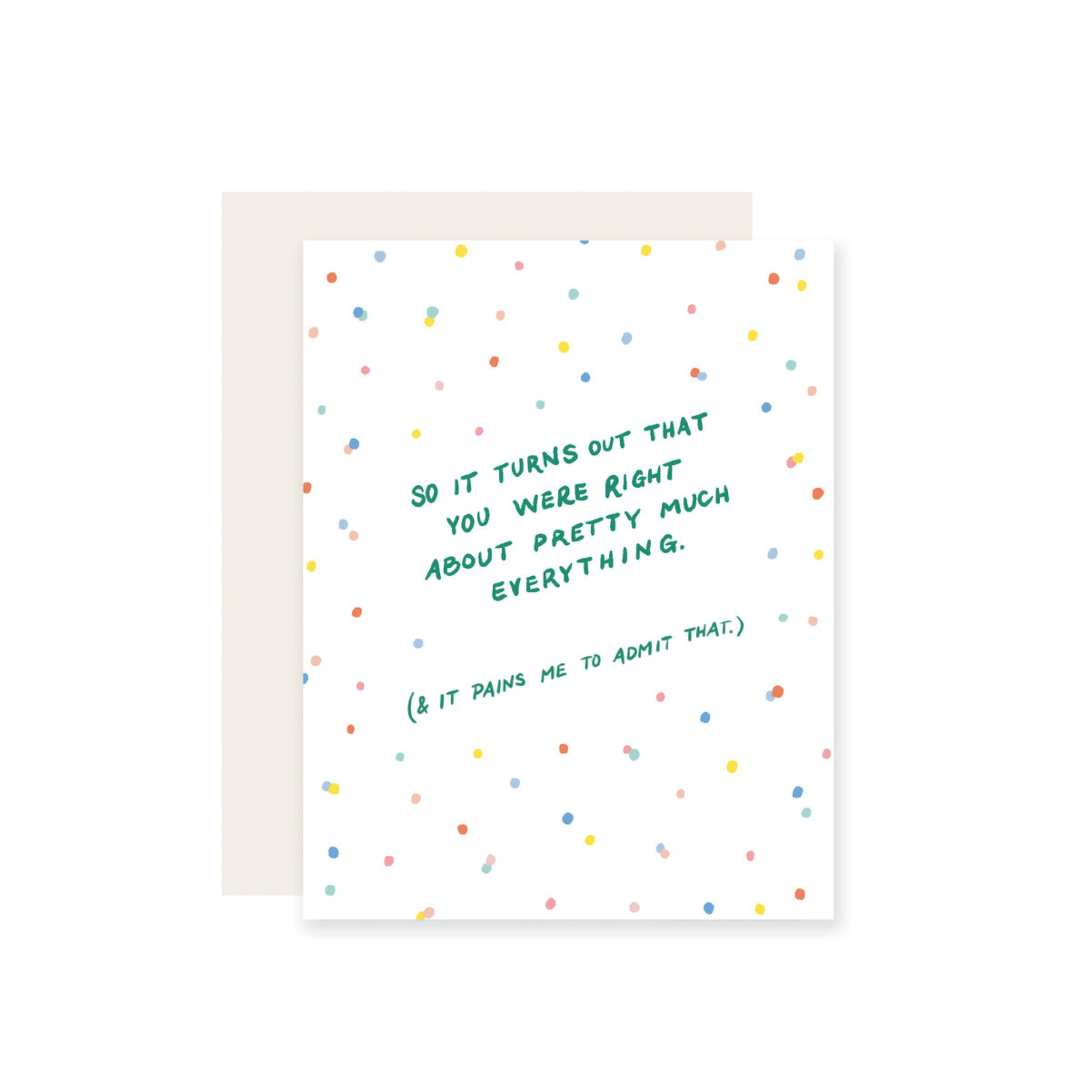 Right About Everything Card