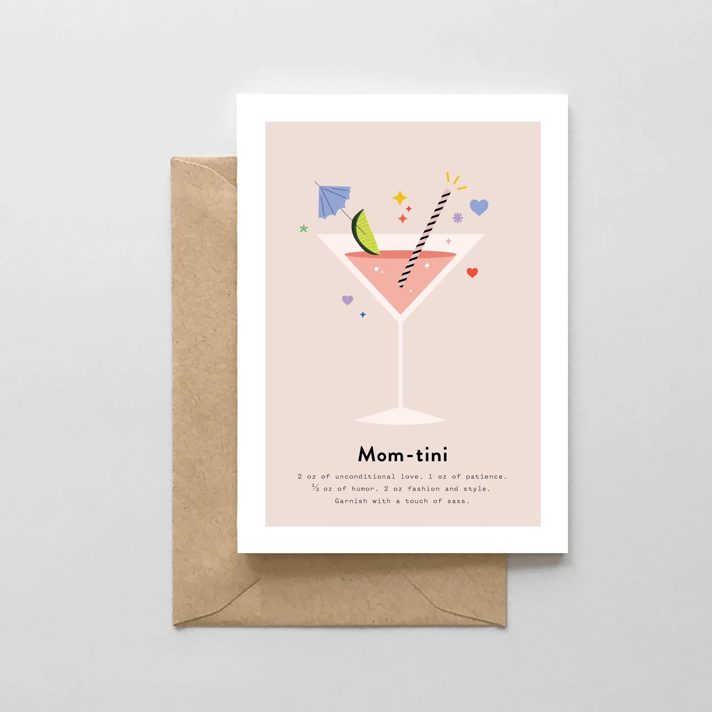 Mom-tini Card