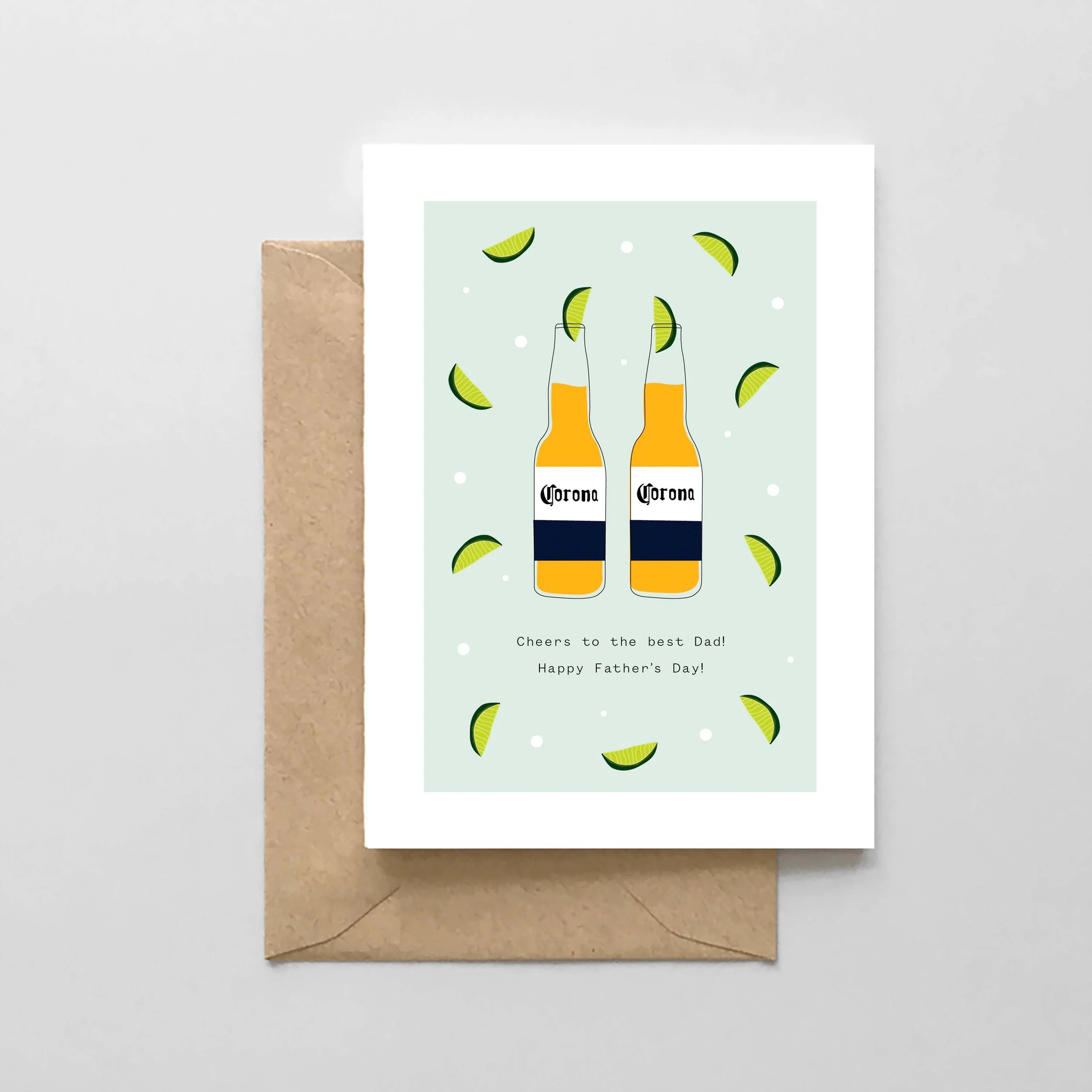 Corona Cheers Best Dad Card