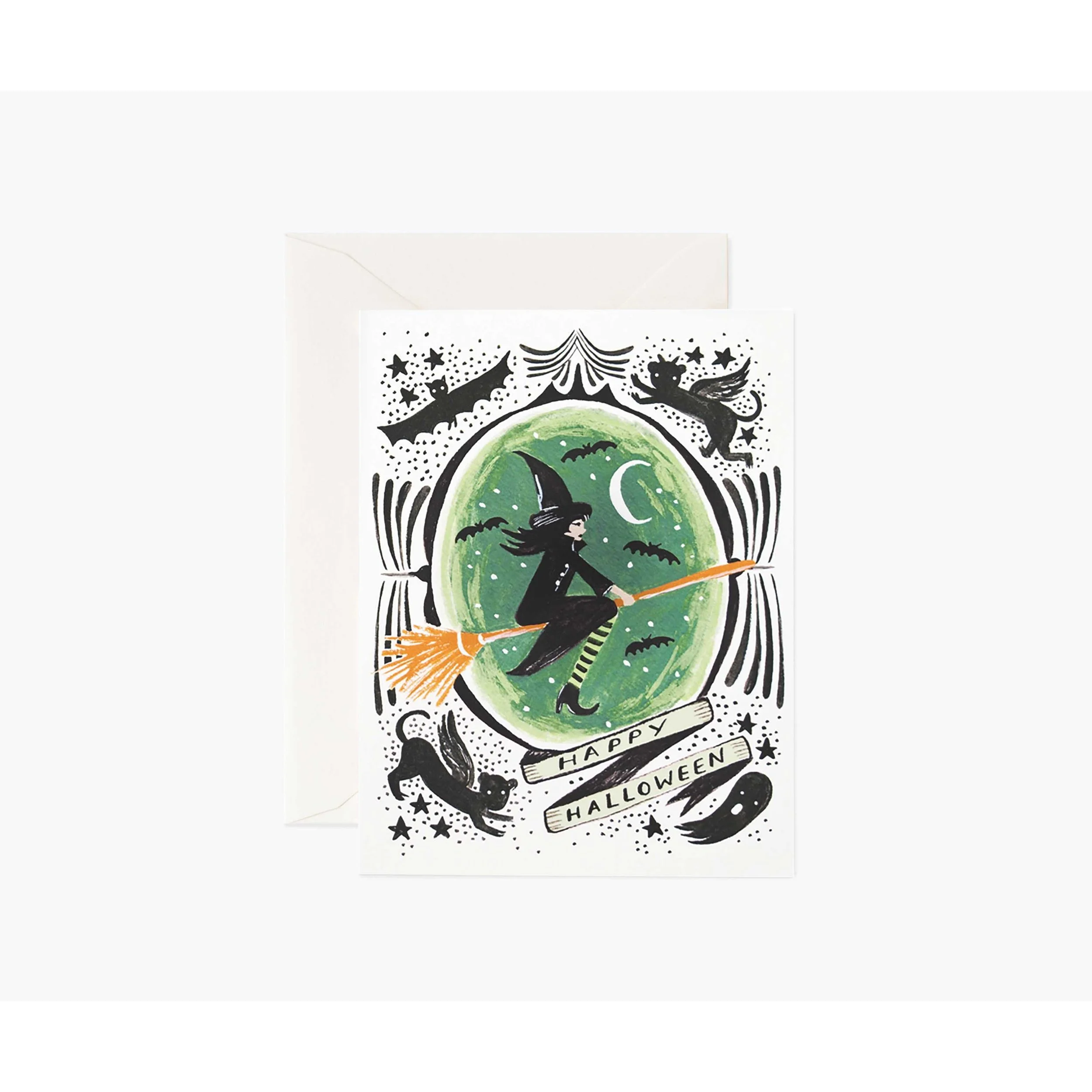 Witch Halloween Card