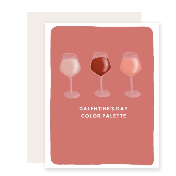Galentine's Color Palette Card