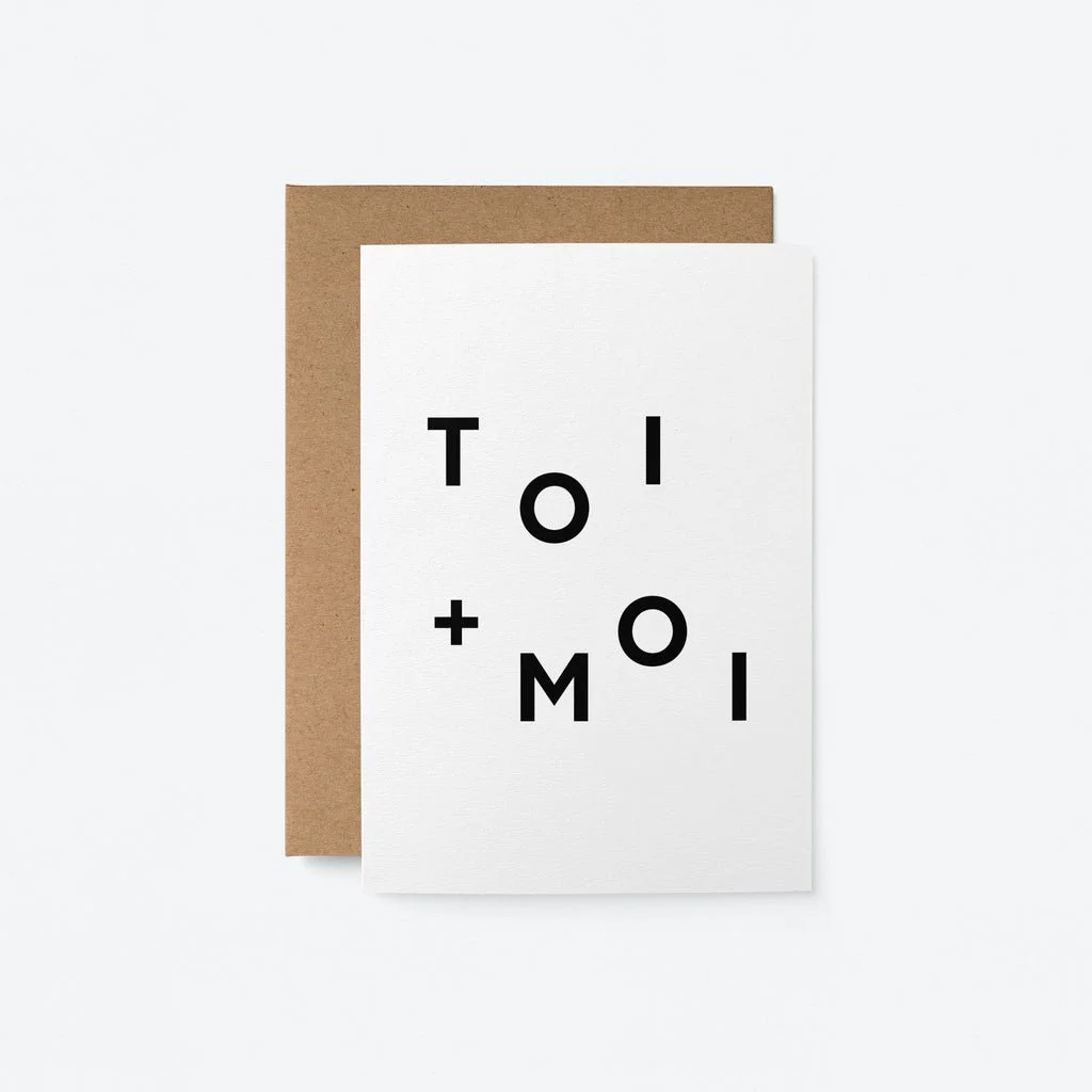 Toi + Moi Card