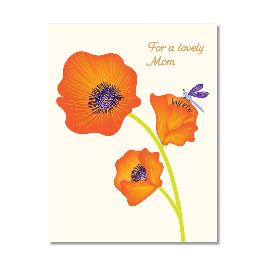 Lovely Mom Dragonfly Card
