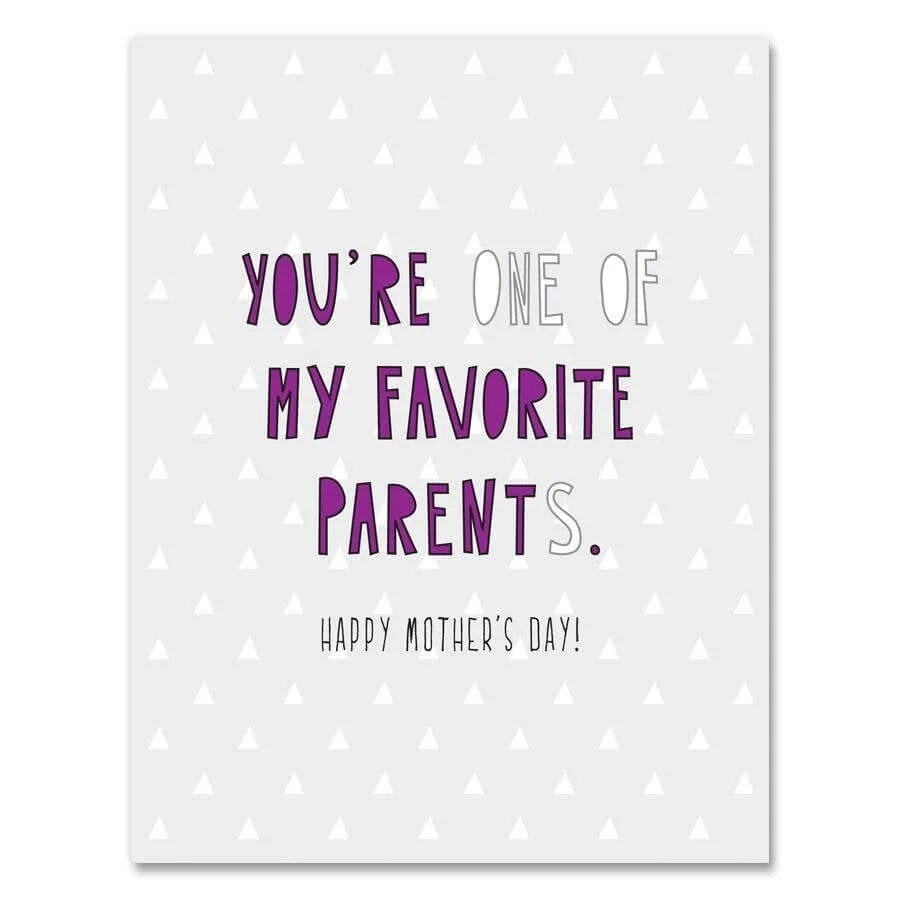 Favourite Parent Mom Card