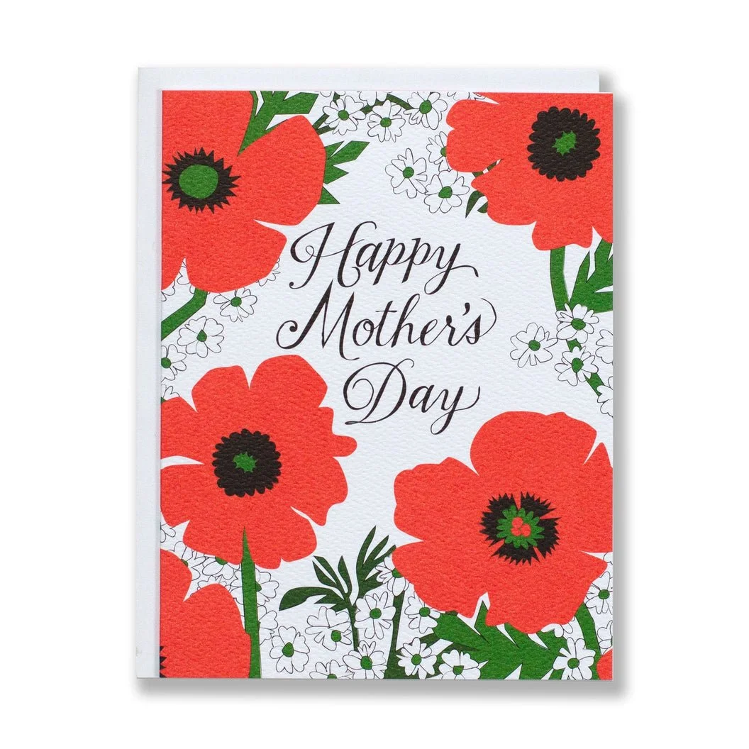 Anemones Mother's Day Card