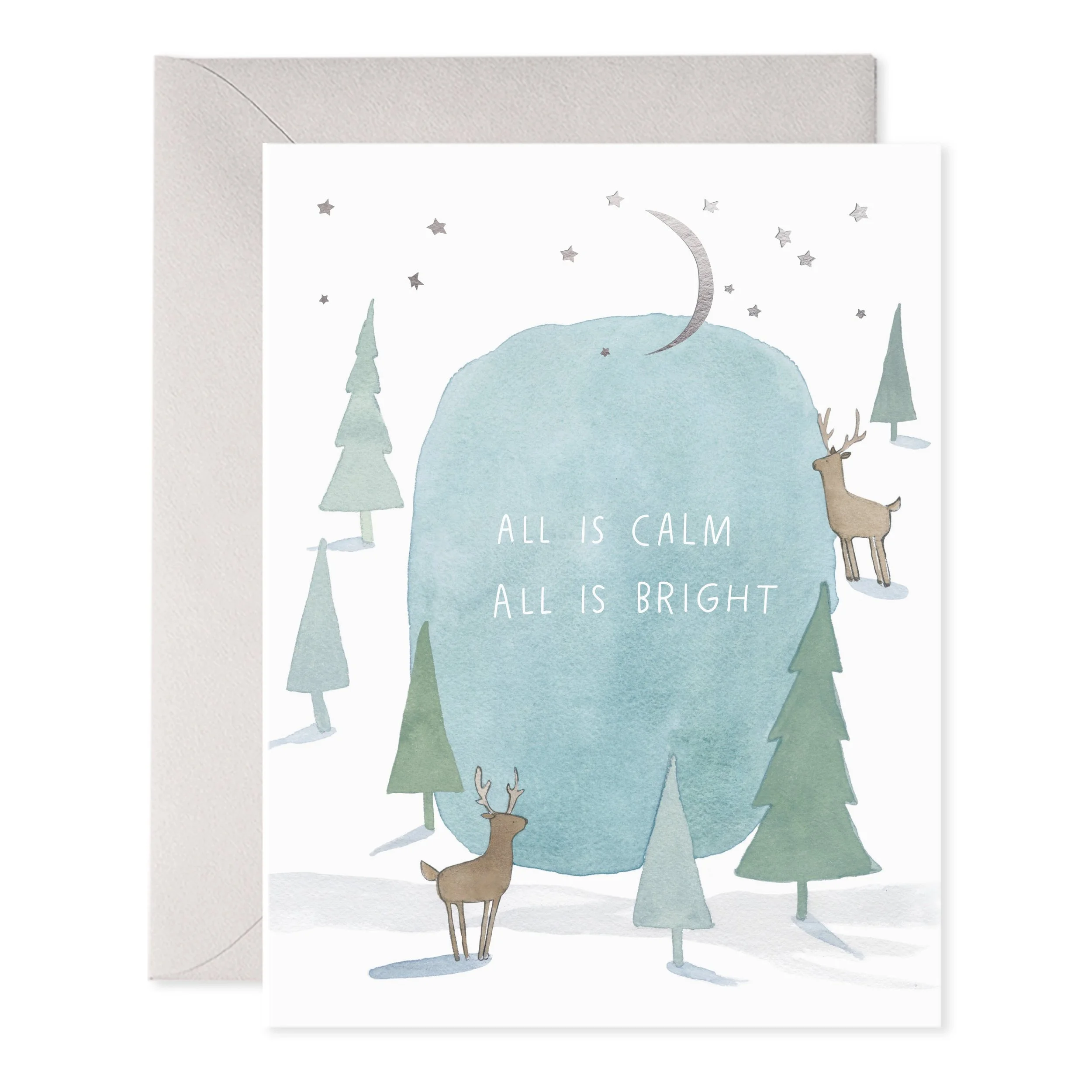 All Is Calm Christmas Card