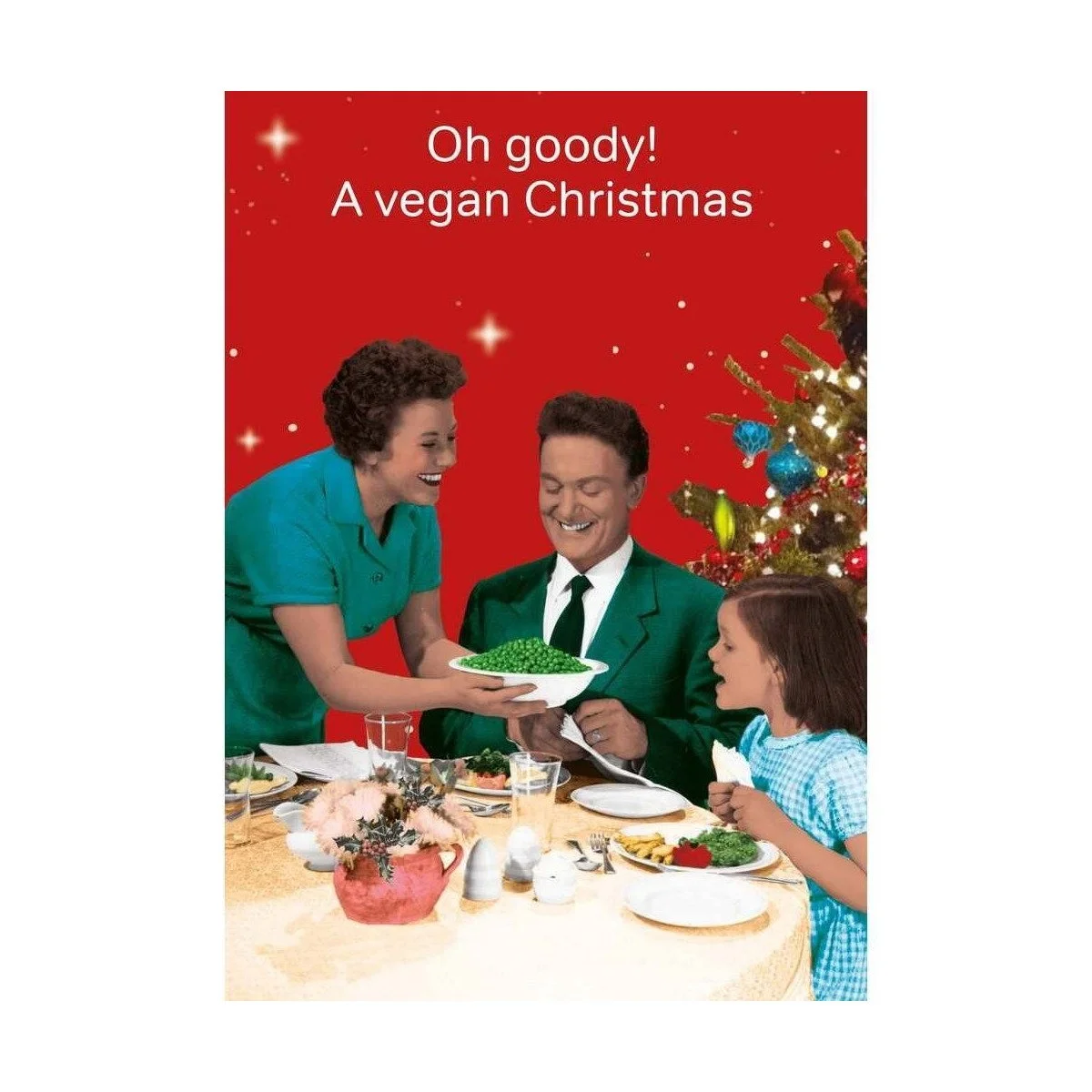 Vegan Christmas Card