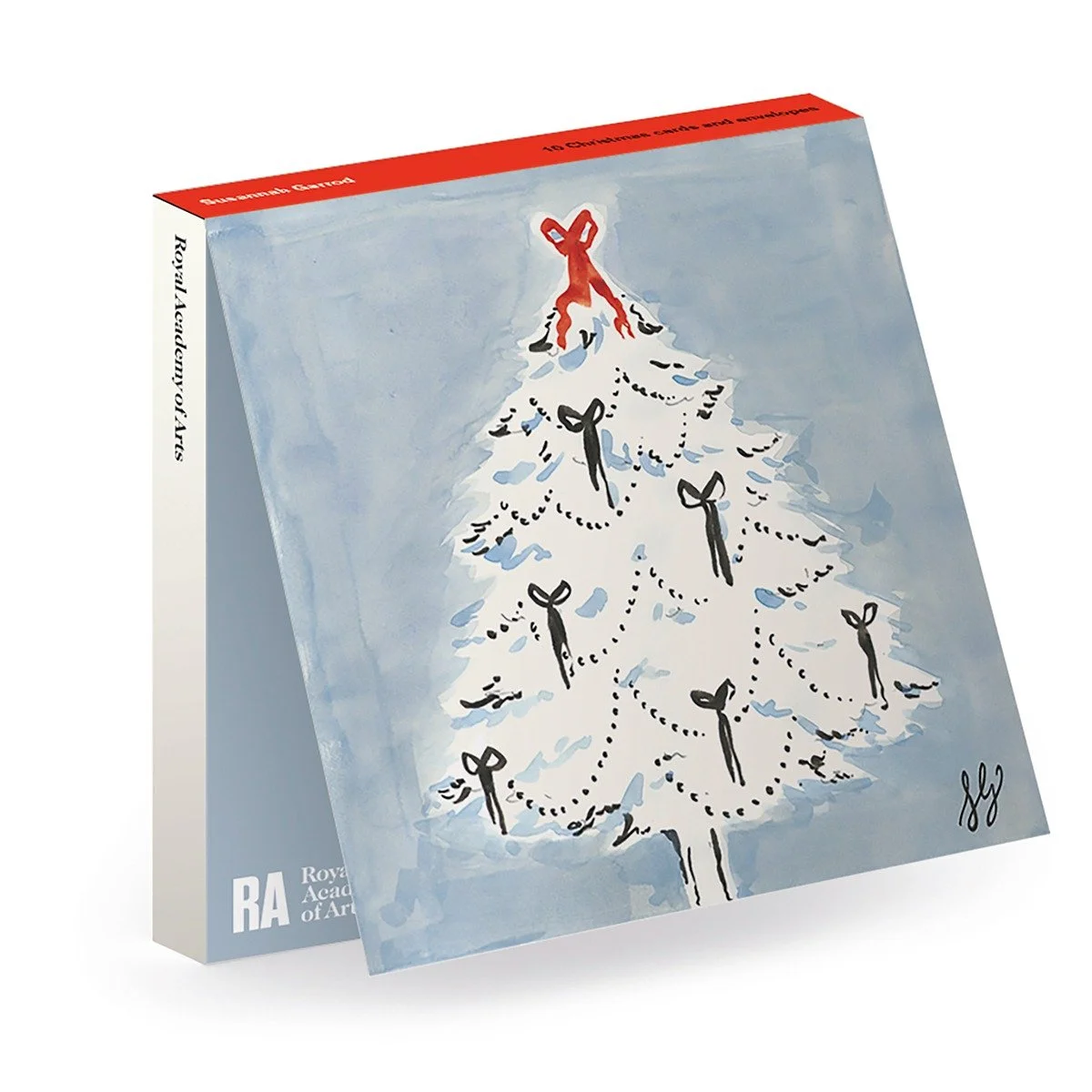 Bows Christmas Tree Boxed Cards