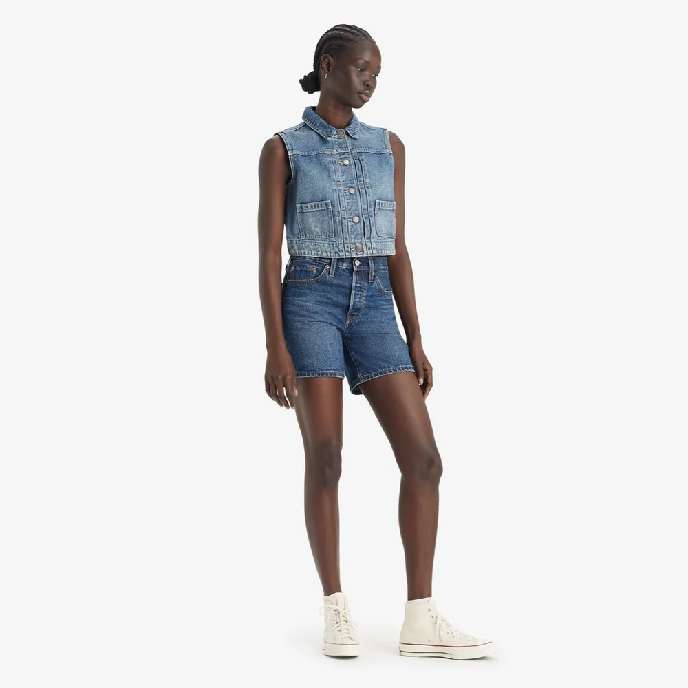 Levi's 501 Mid Thigh Short in 'Pleased To Meet You' — The Beau