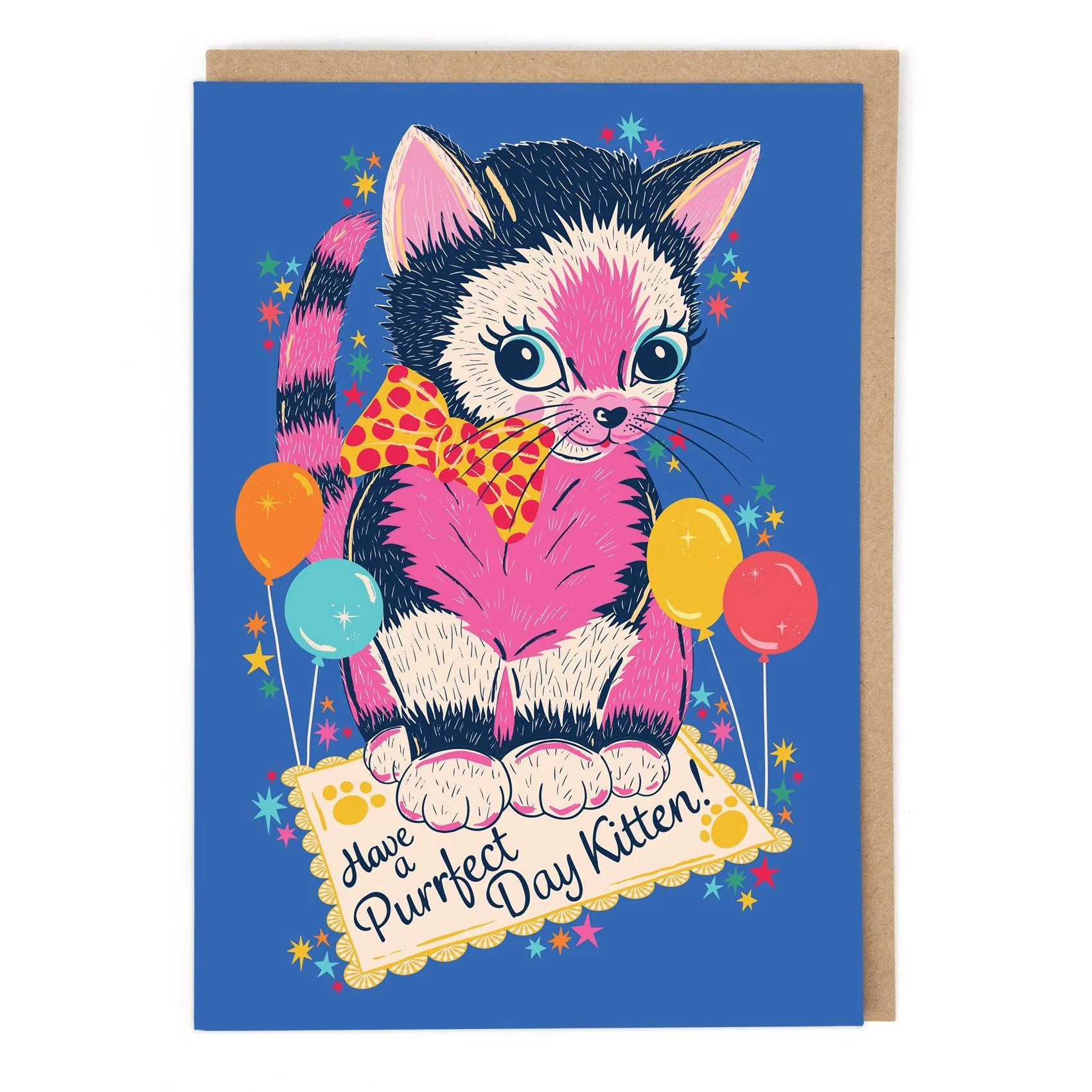 Purrfect Kitten Birthday Card