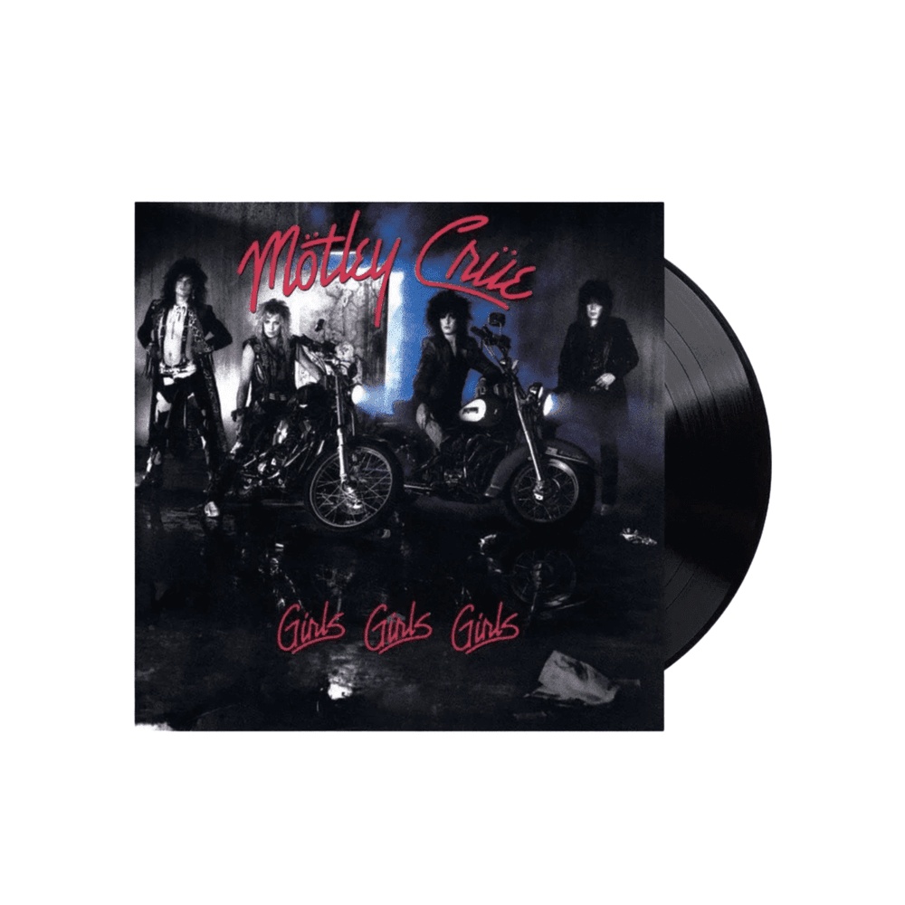 サイン入り Motley Crue Girls Girls LP レコード 希少 Motley Cr?e