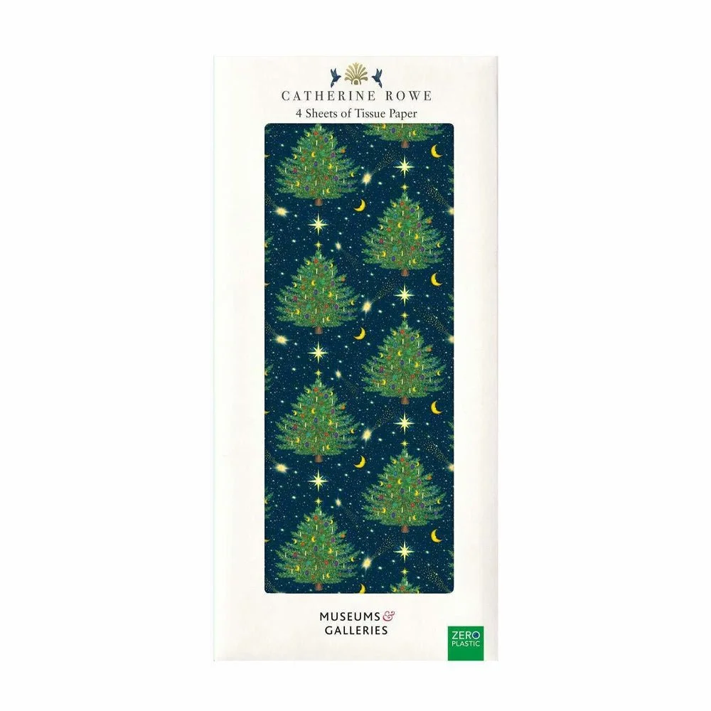 Celestial Christmas Tree Tissue Paper