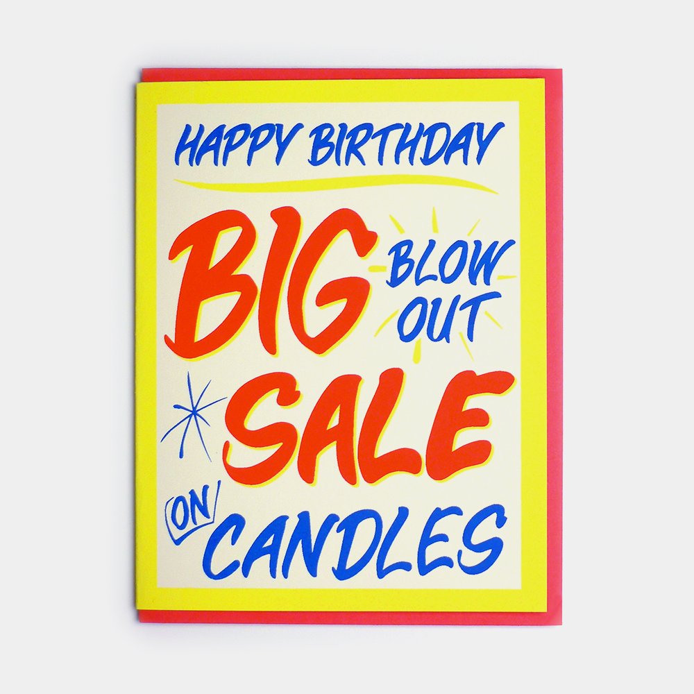 Honest Ed's Blow Out Birthday Card