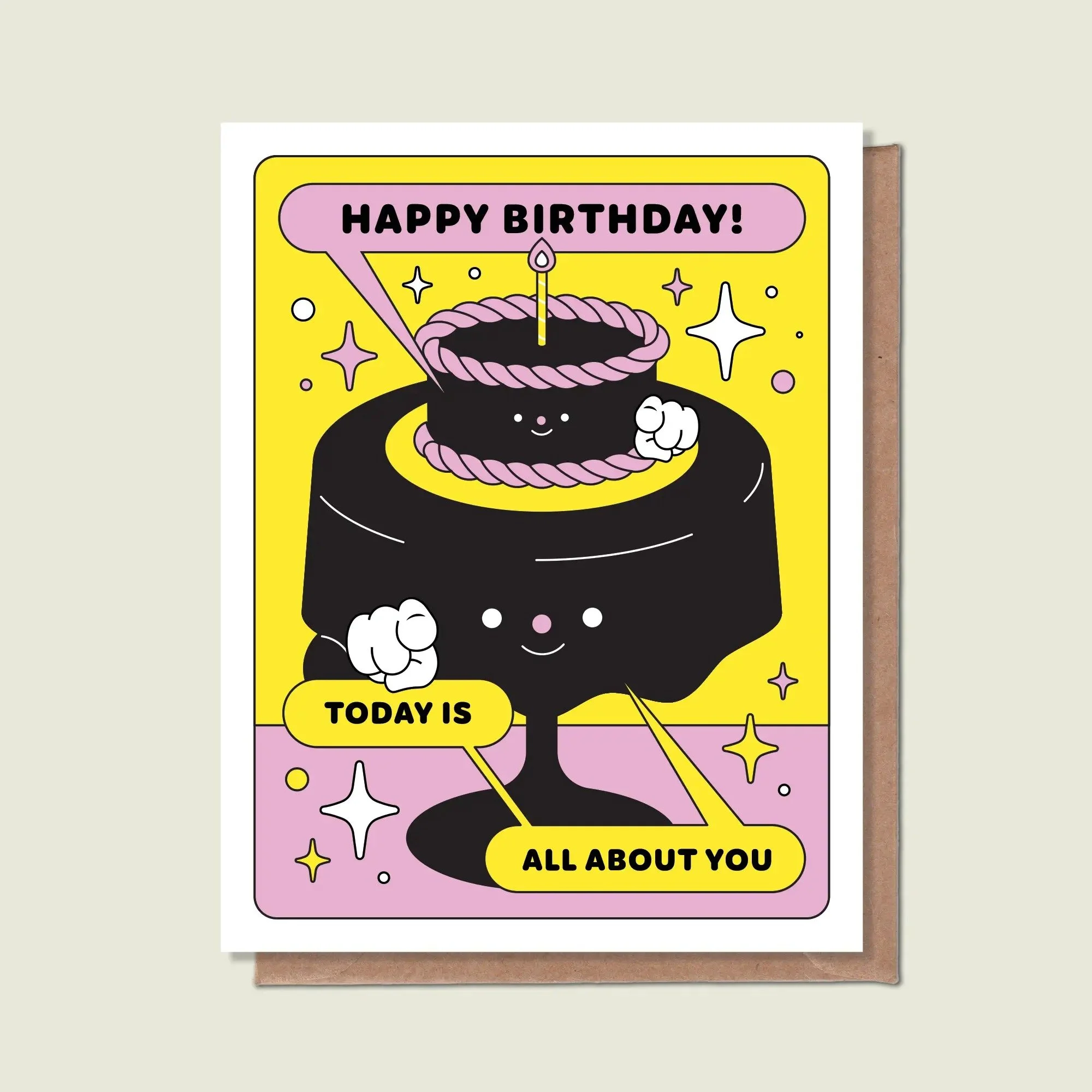 Happy Birthday, Today Is All About You Card