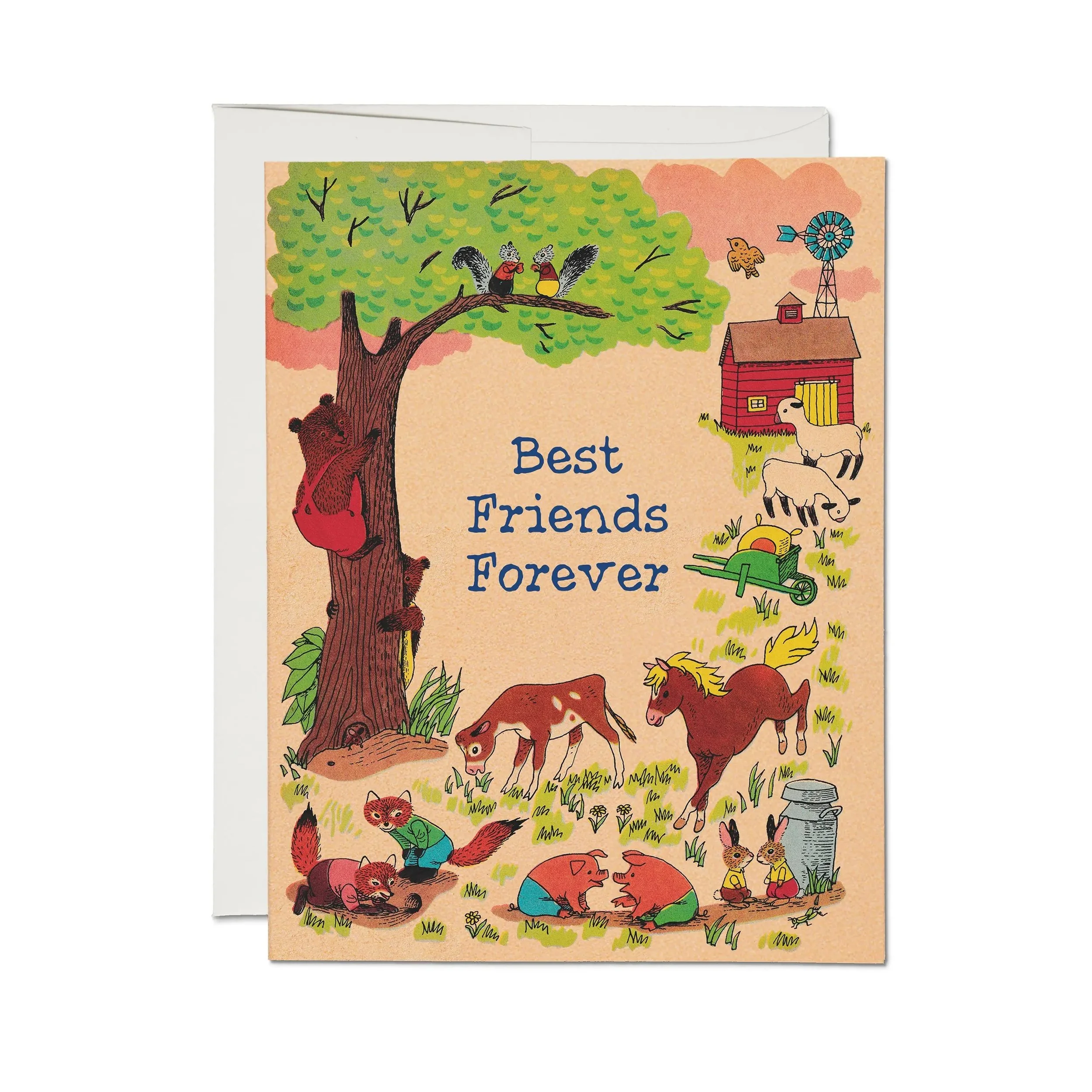 Animal Best Friends Card
