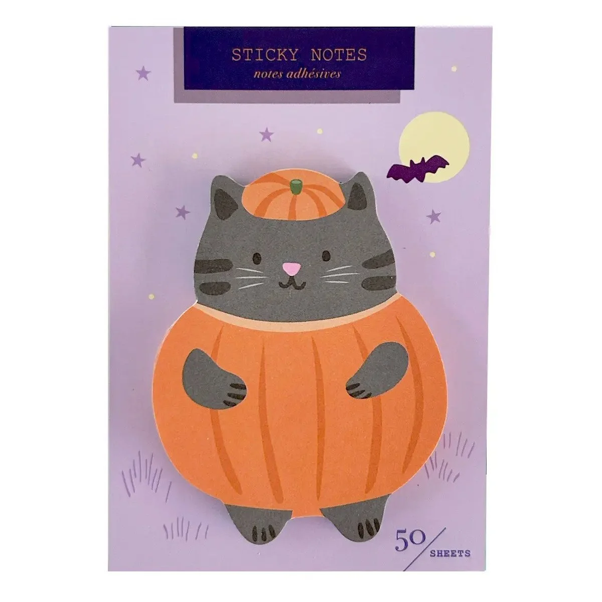 Girl Of All Work - Sticky Notes - Pumpkin Kitty