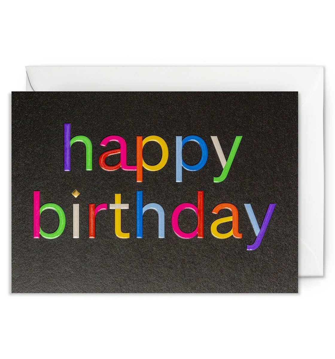 Happy Birthday Black Card