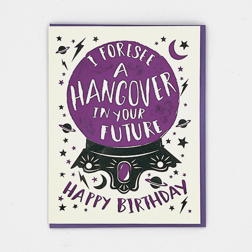 Hungover Birthday Card
