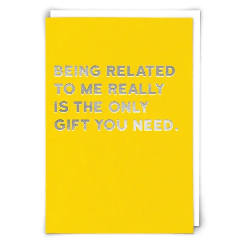Being Related Birthday Card