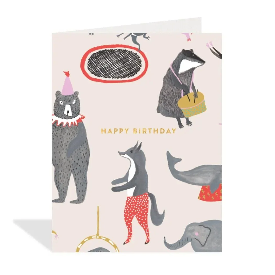 Circus Birthday Card