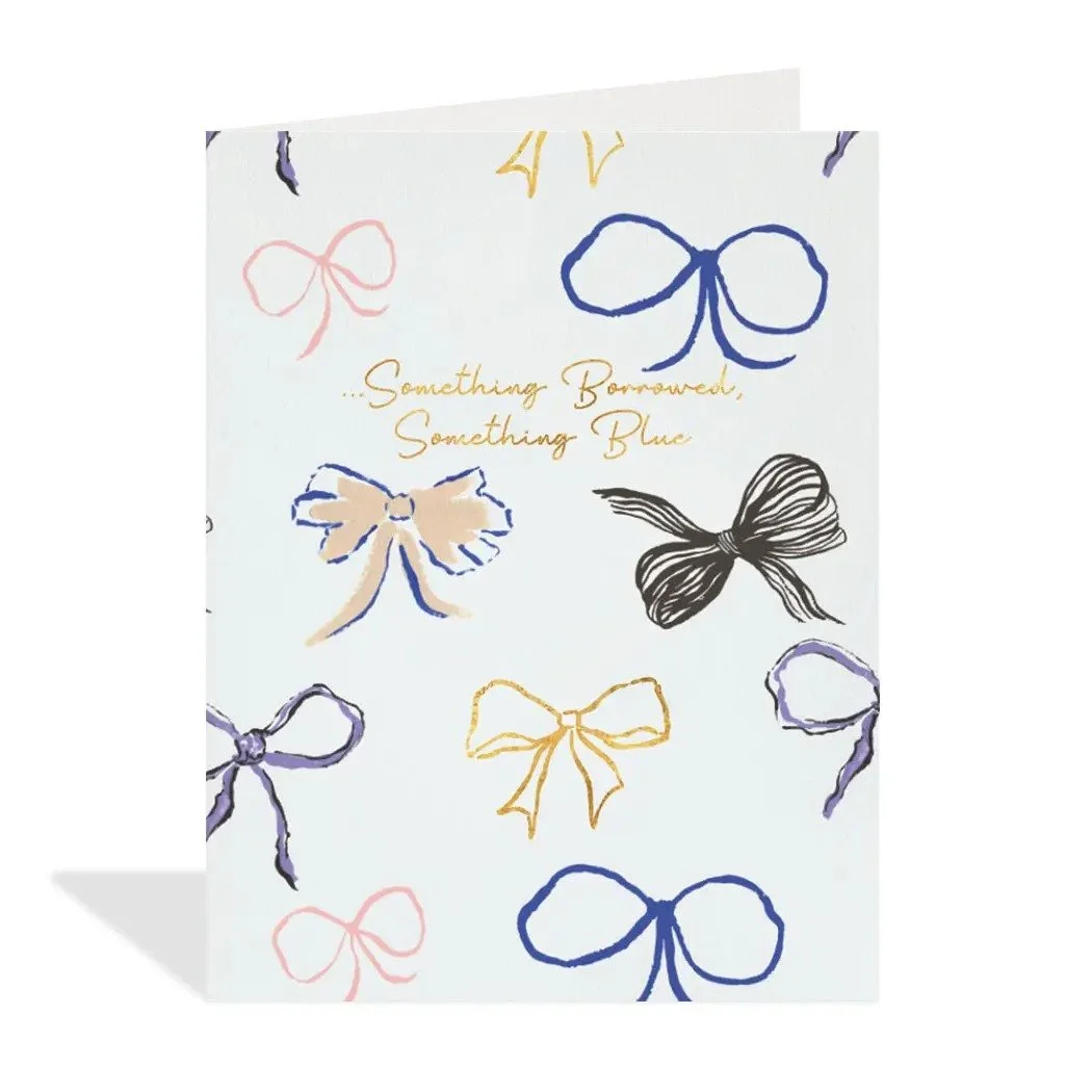 Something Blue Wedding Card