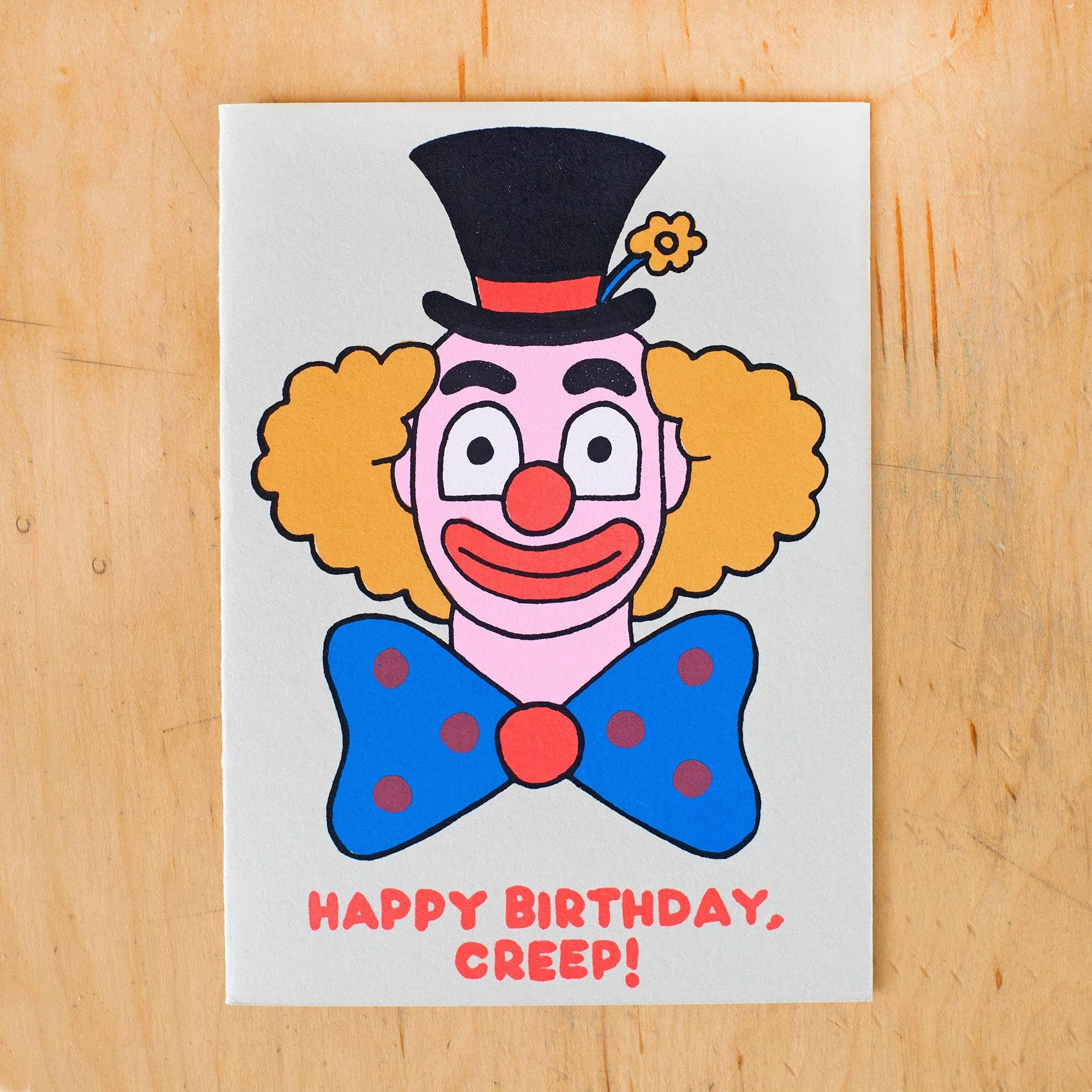 Happy Birthday Creep Card