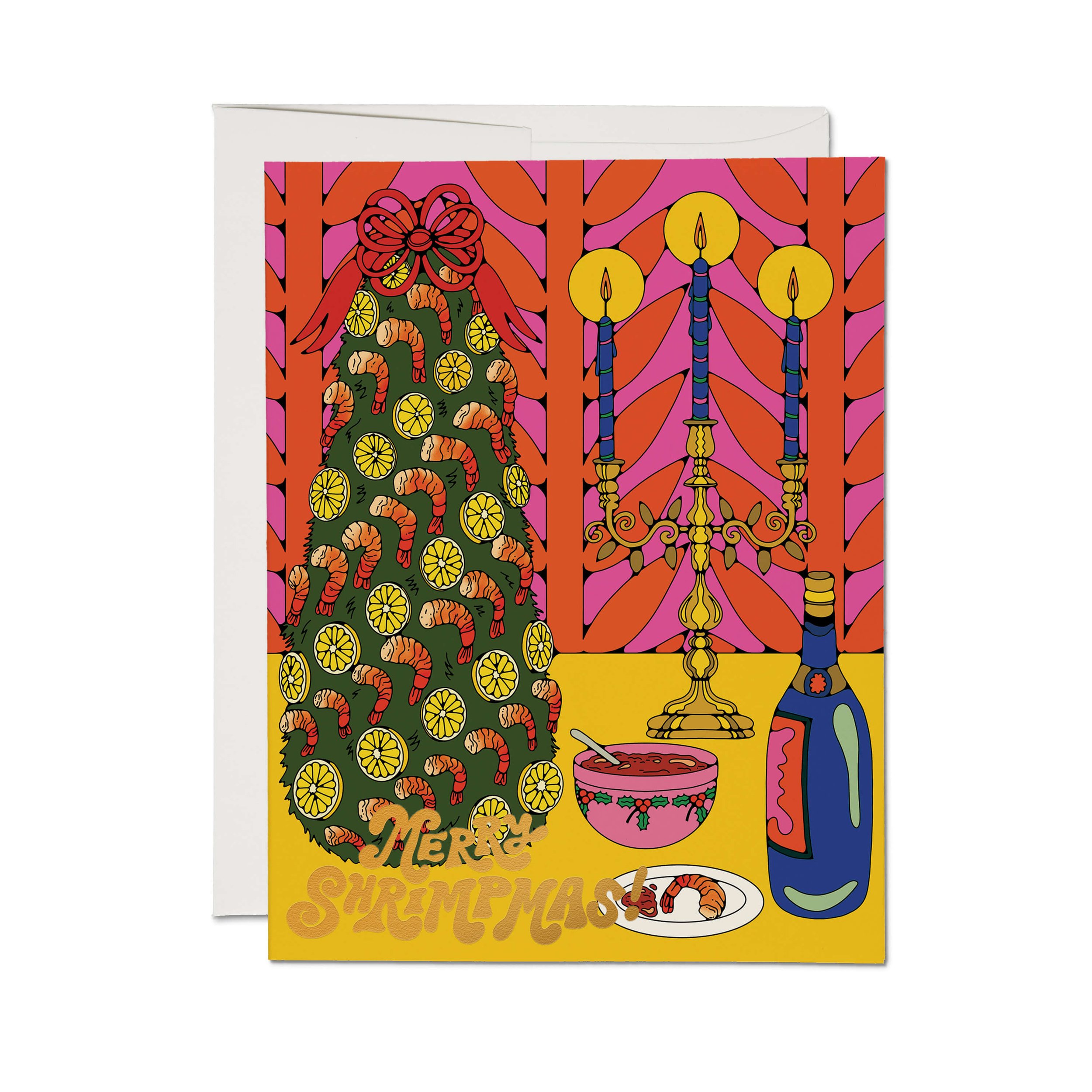 Merry Shrimpmas Christmas Card