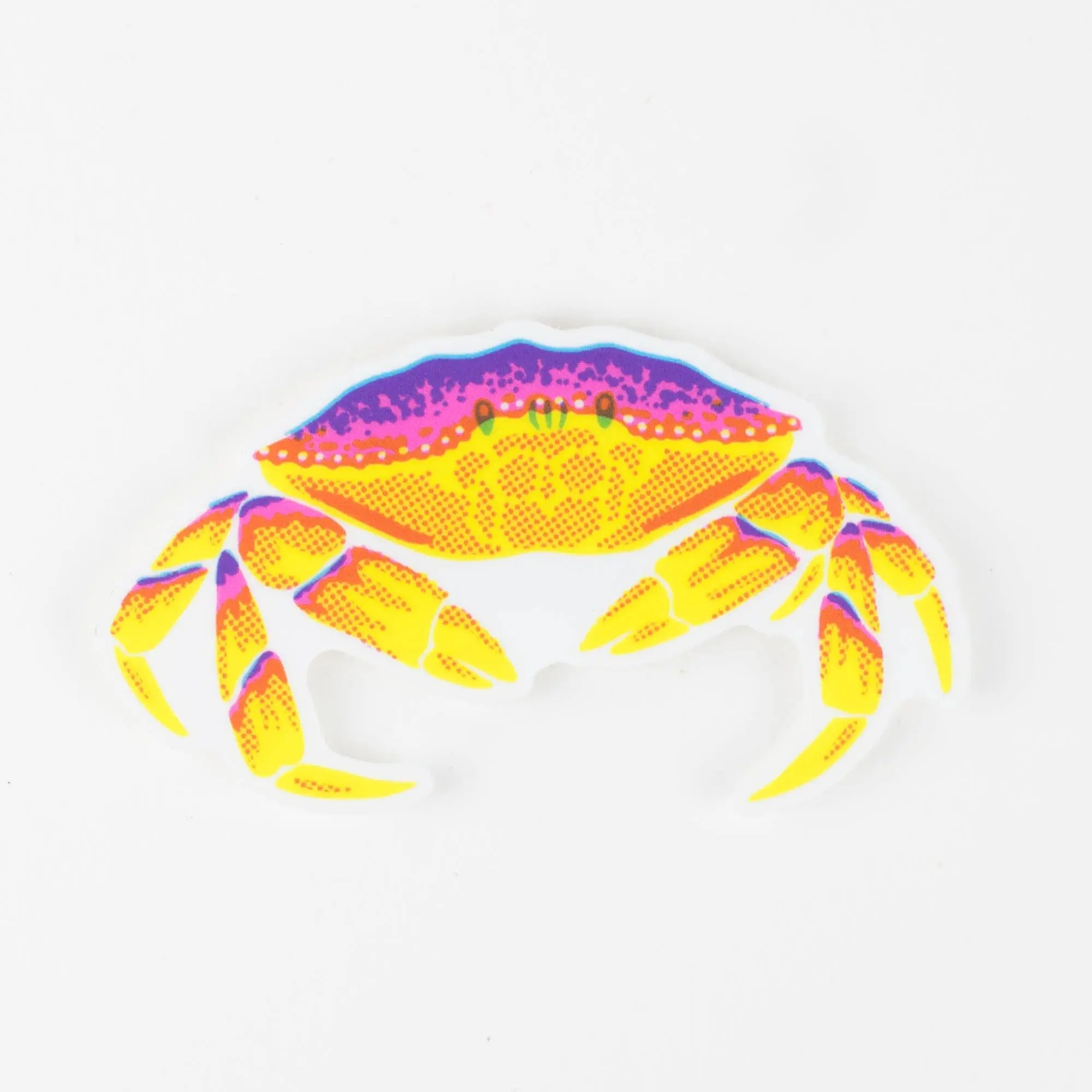 Vibrant Crab Sticker