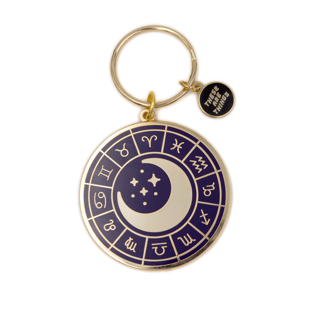 These Are Things - Zodiac Wheel Keychain