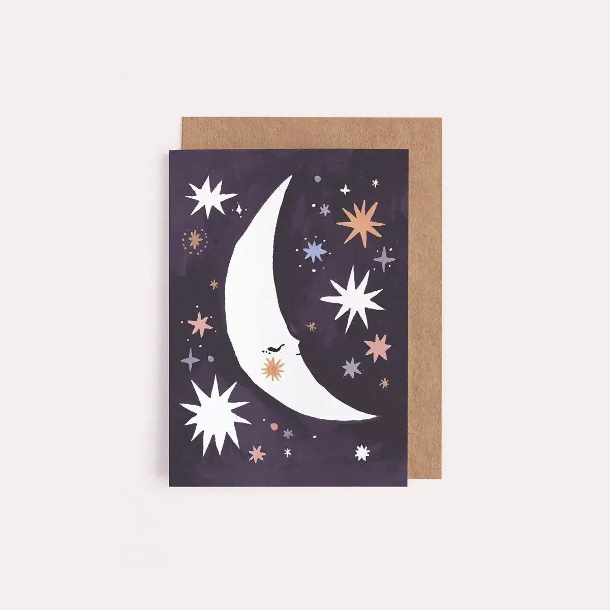 Sleeping Moon Mini Card