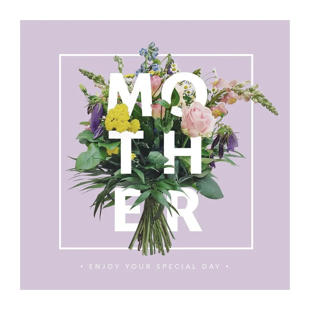 Lilac Bouquet Mother's Day Card