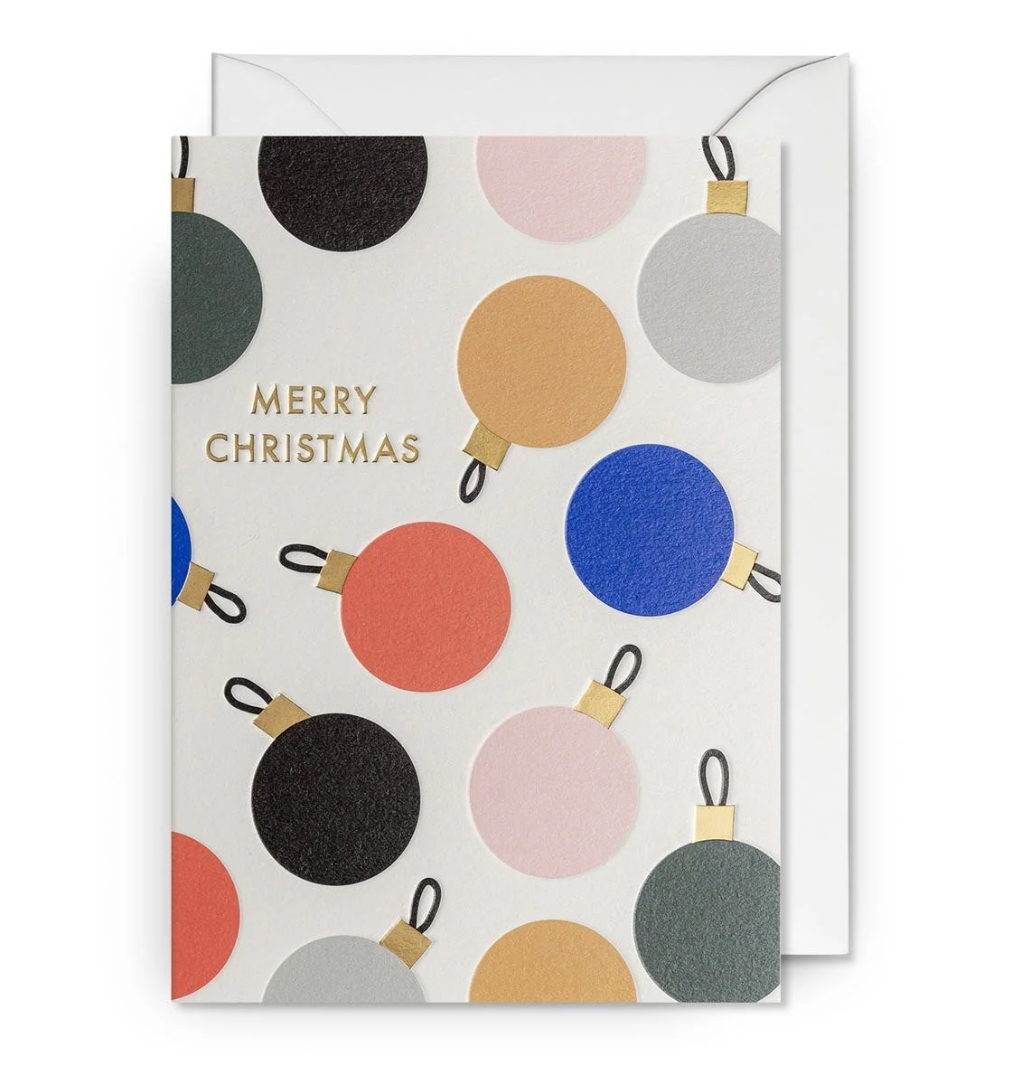 Bauble Merry Christmas Card