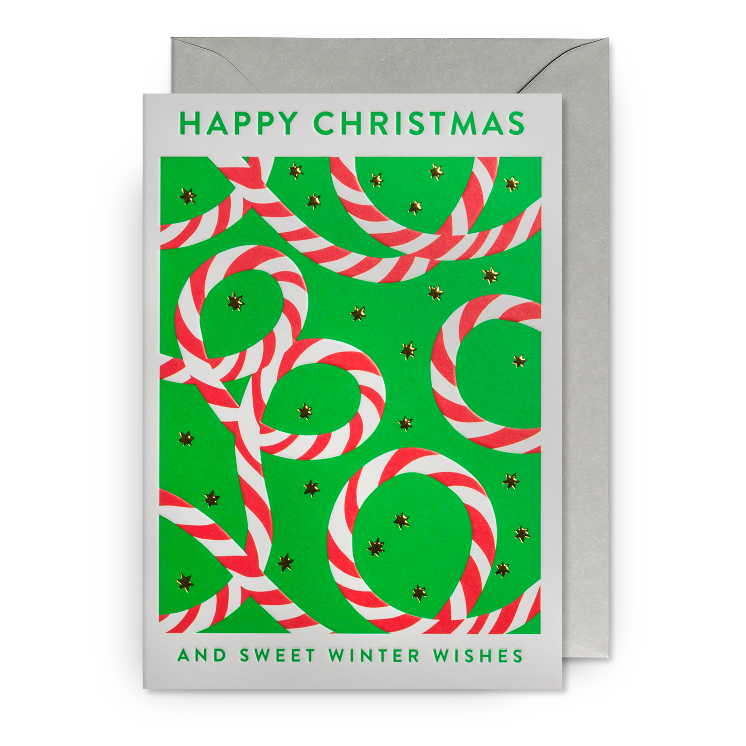 Happy Christmas Candy Cane Card