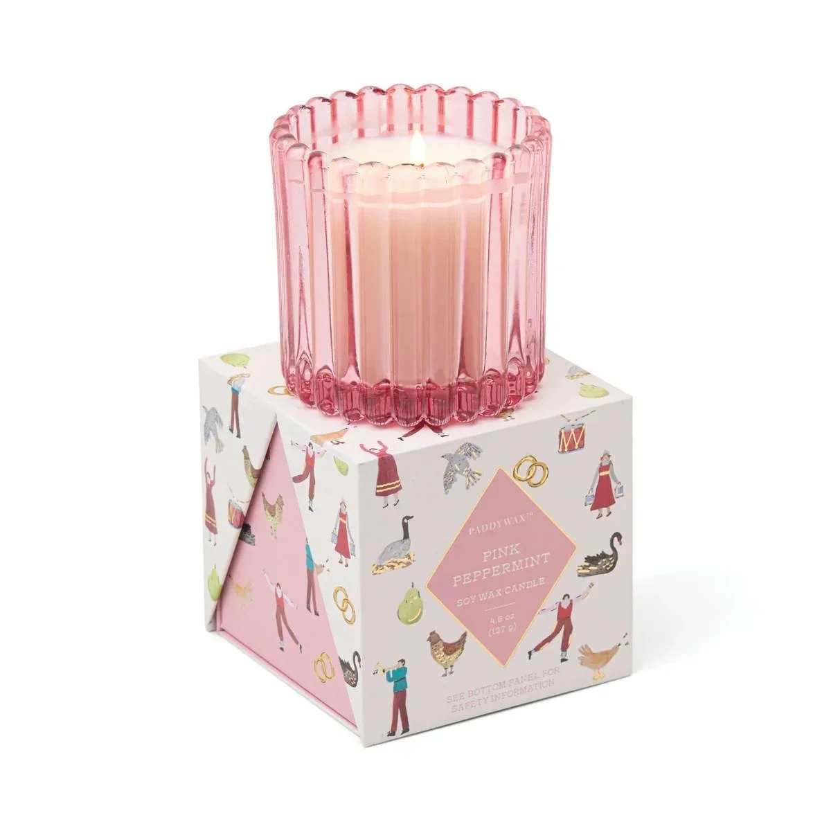 Paddywax - Pink Peppermint Holiday Merry Box