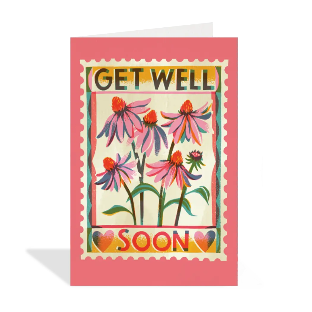 Get Well Stamp Petite Card