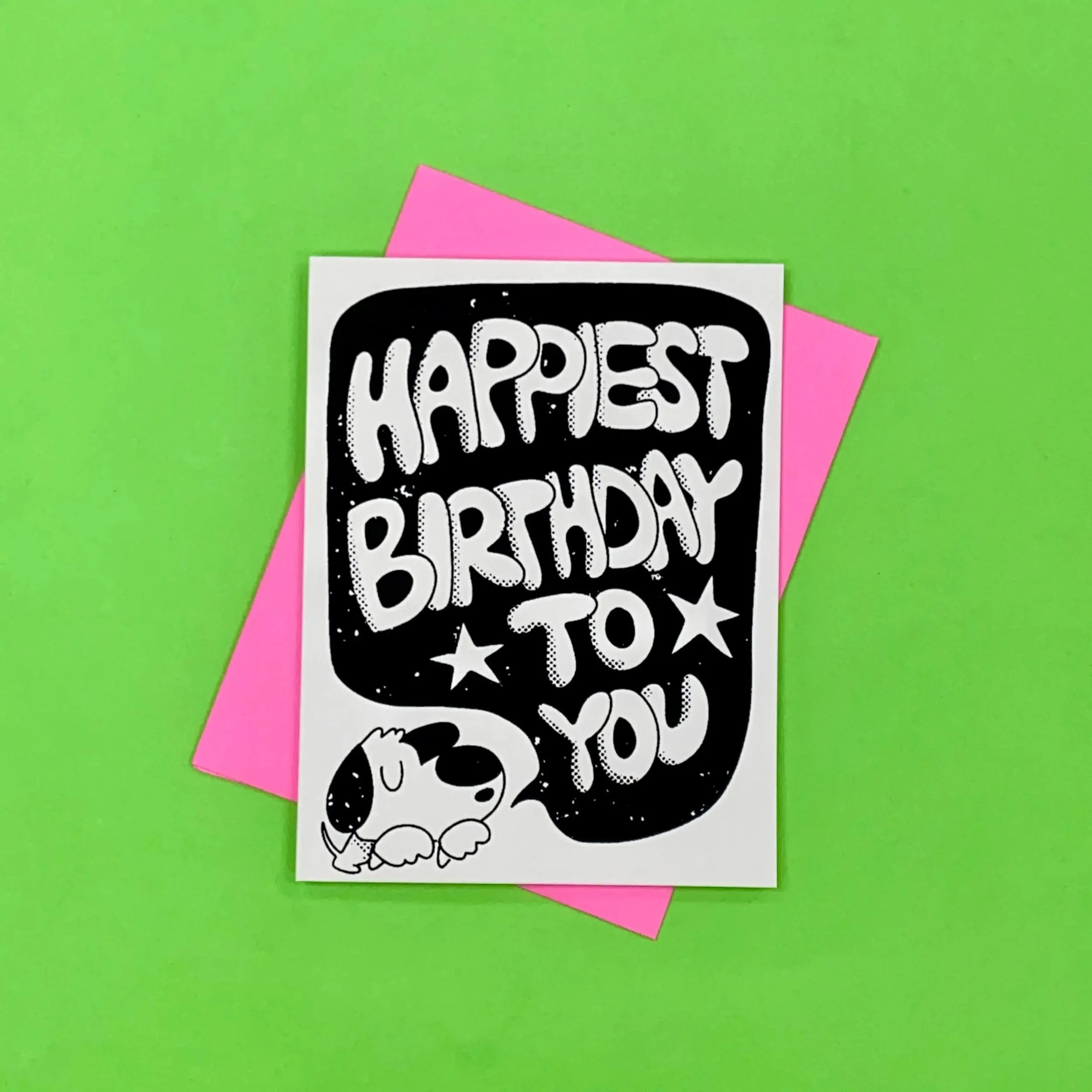 Happiest Birthday To You Puppy Card