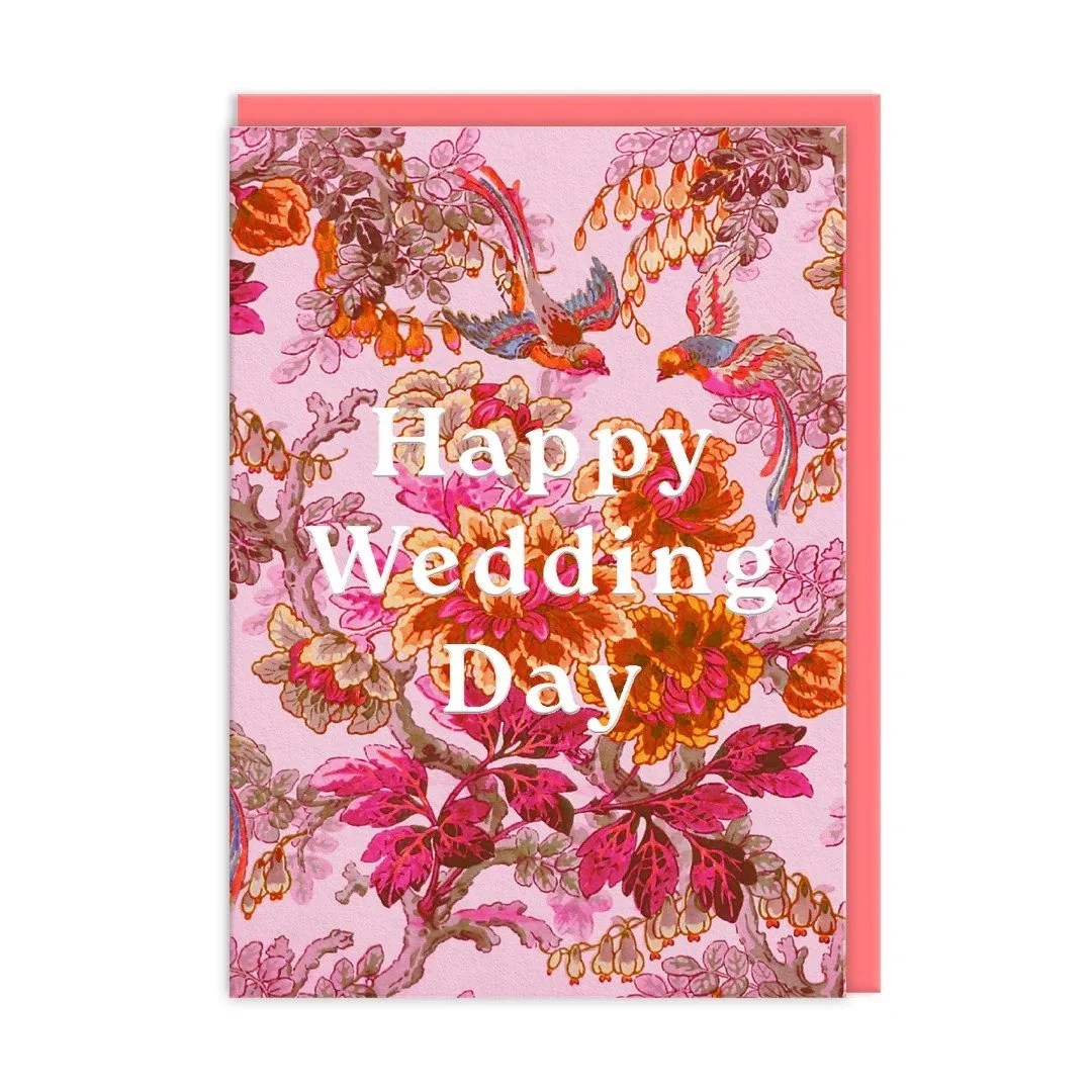 Wedding Birds of Paradise Card