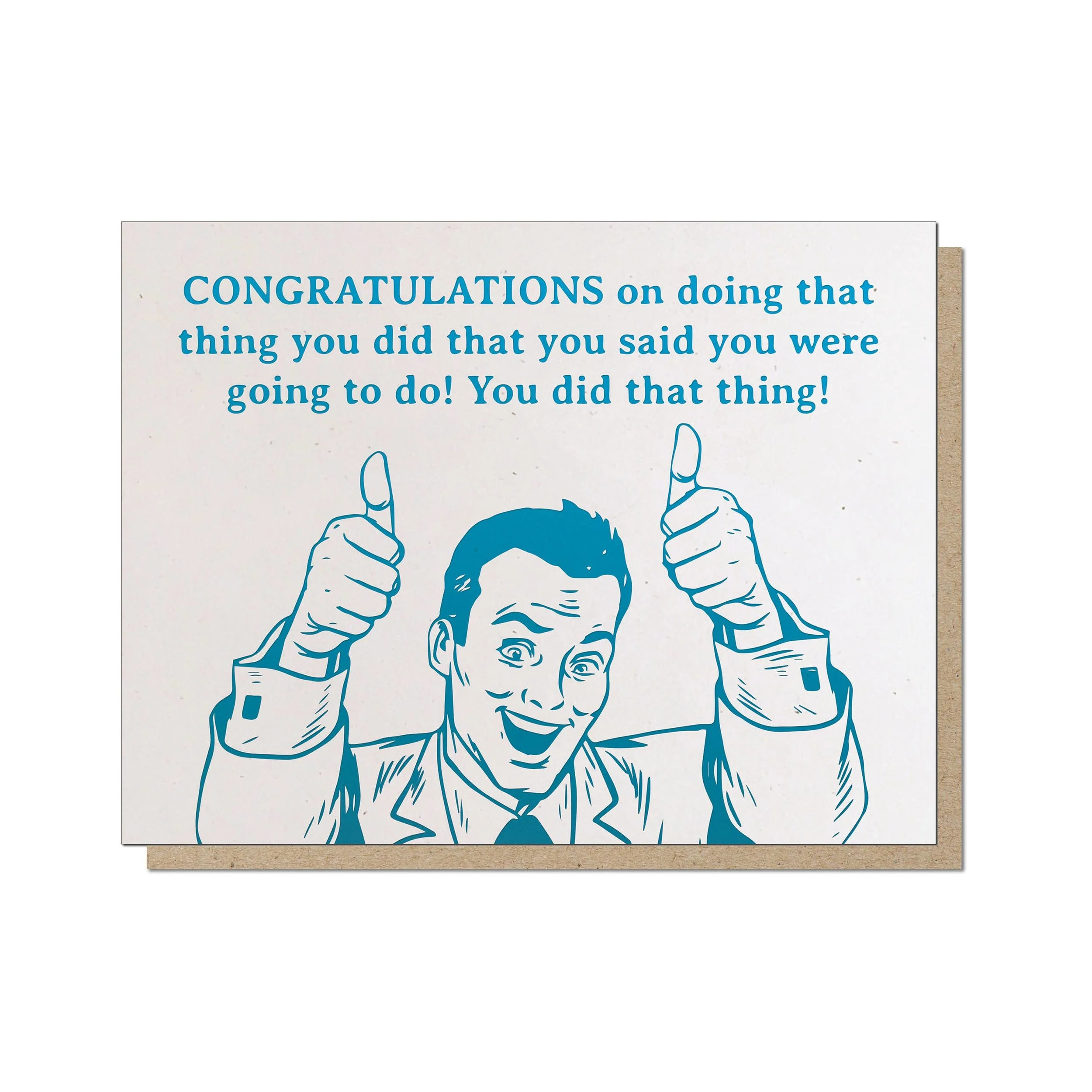 Congrats On That Thing Card