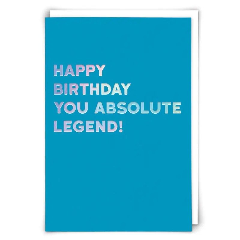 Legend Birthday Card