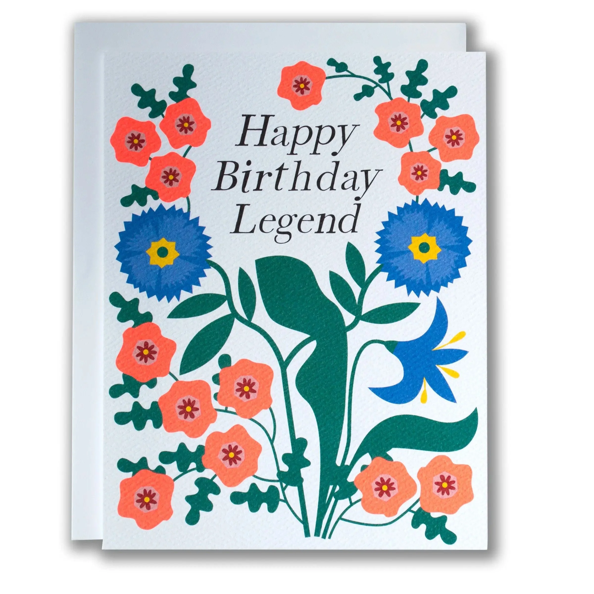 Happy Birthday Legend Floral Card