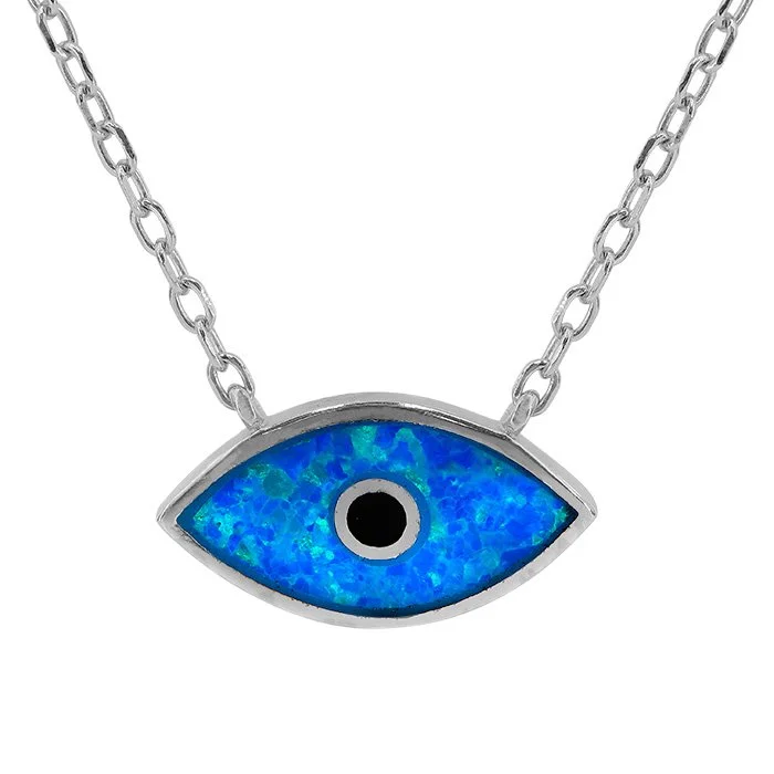 Sterling Silver - Eye Necklace