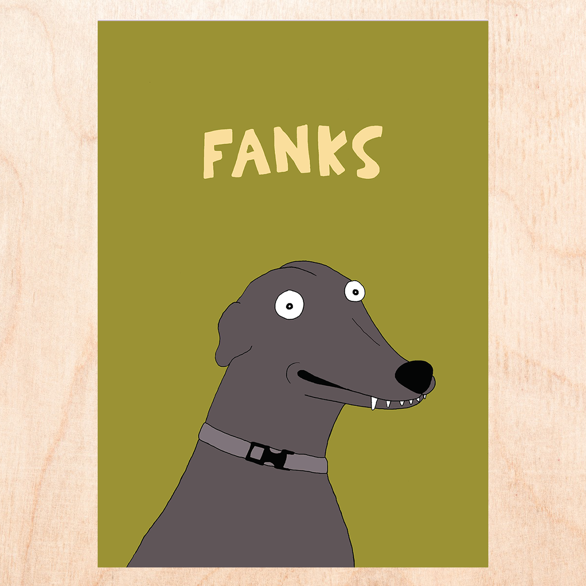 Fanks Thank You Card