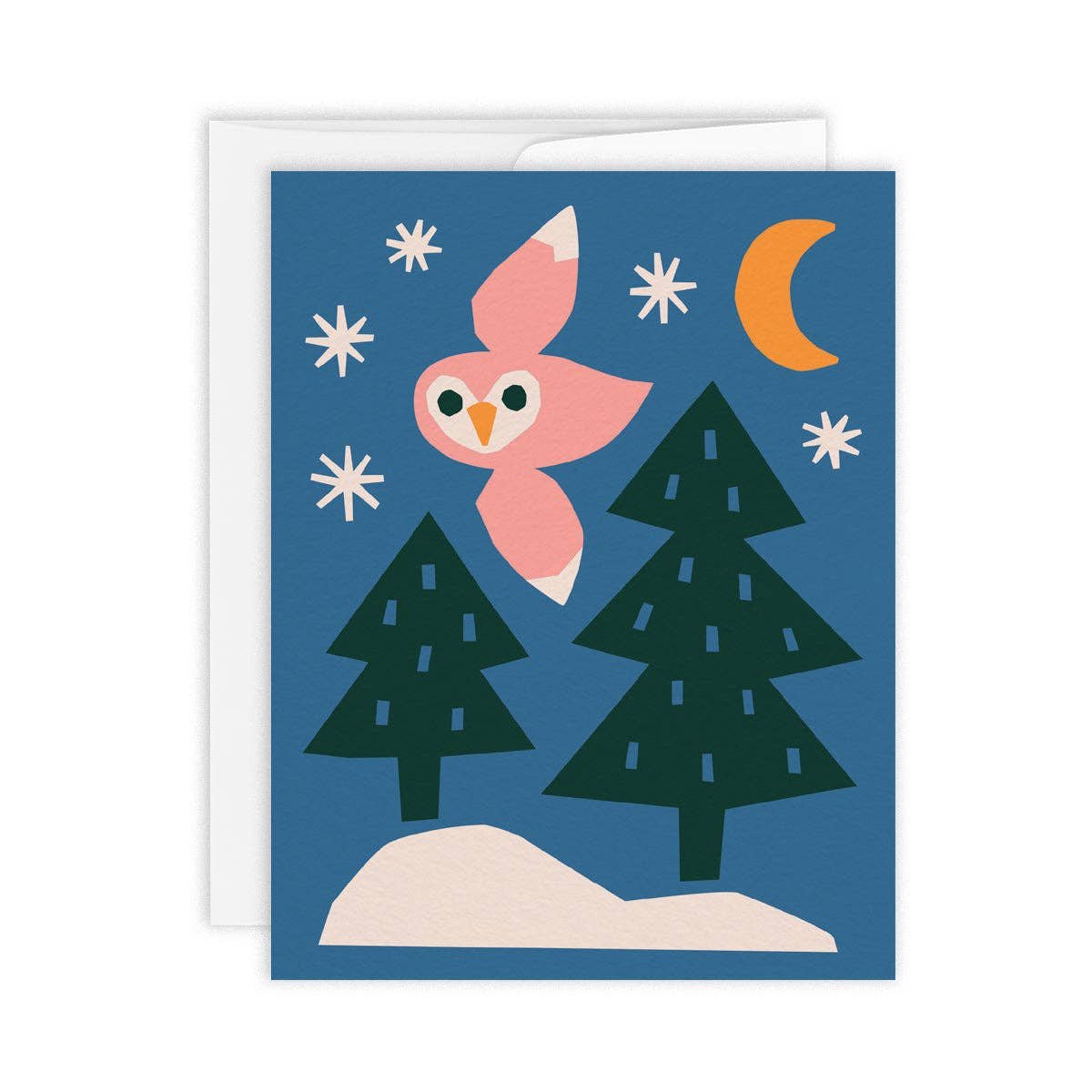 Owl Forest Holiday Card