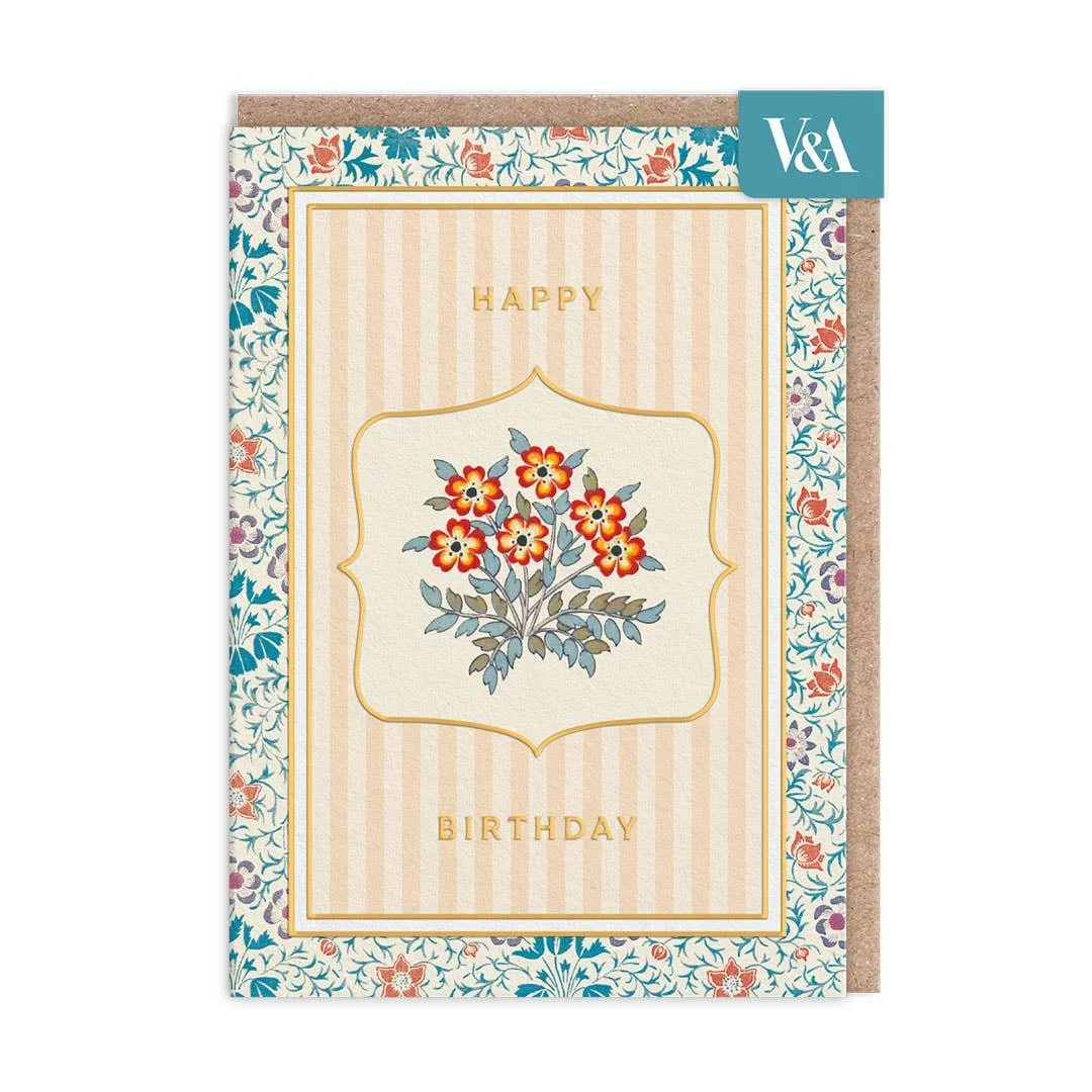 Garden Flower Birthday Card